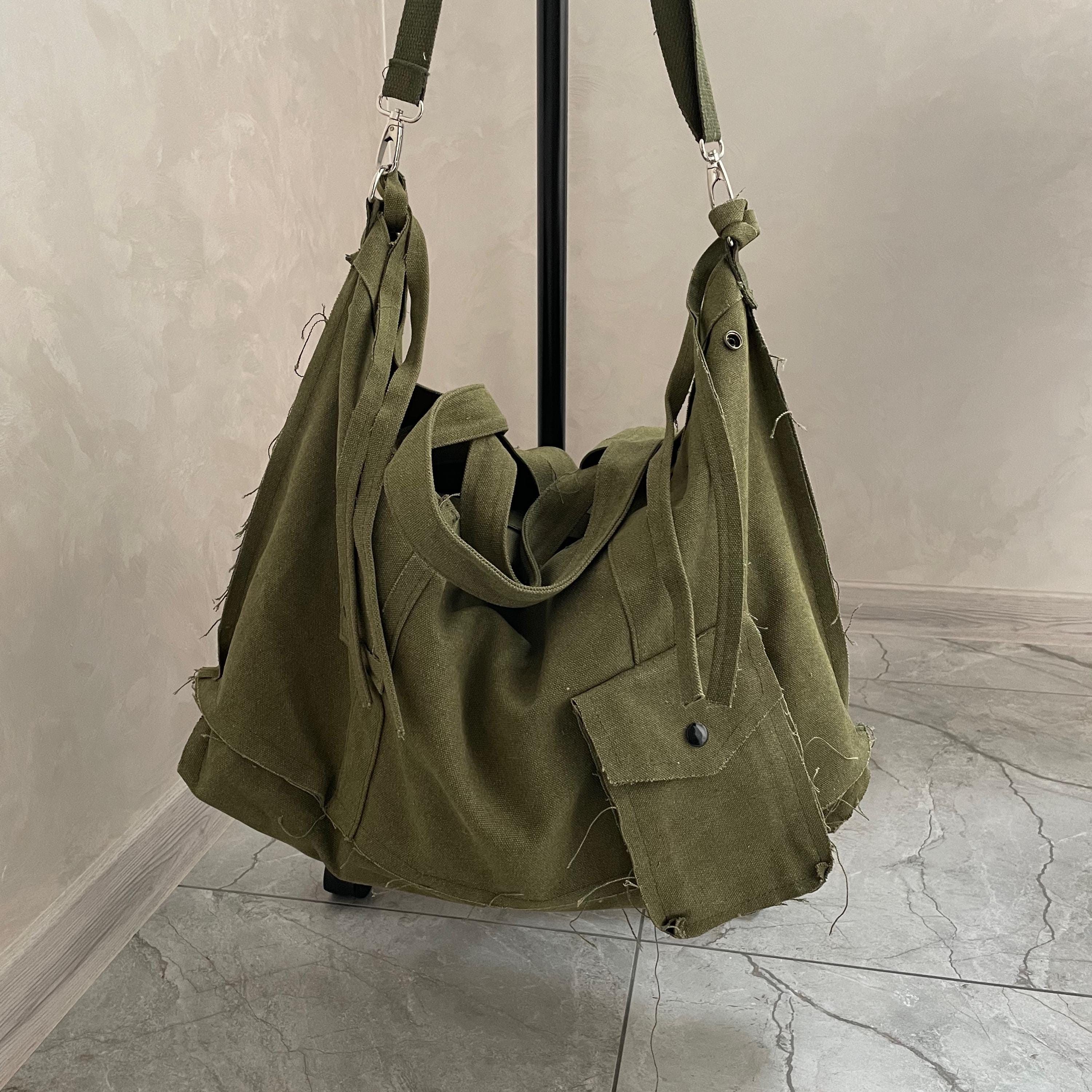 Other Large Messenger bag y2k grunge opium faded distressed alt Size ONE SIZE - 7 Thumbnail
