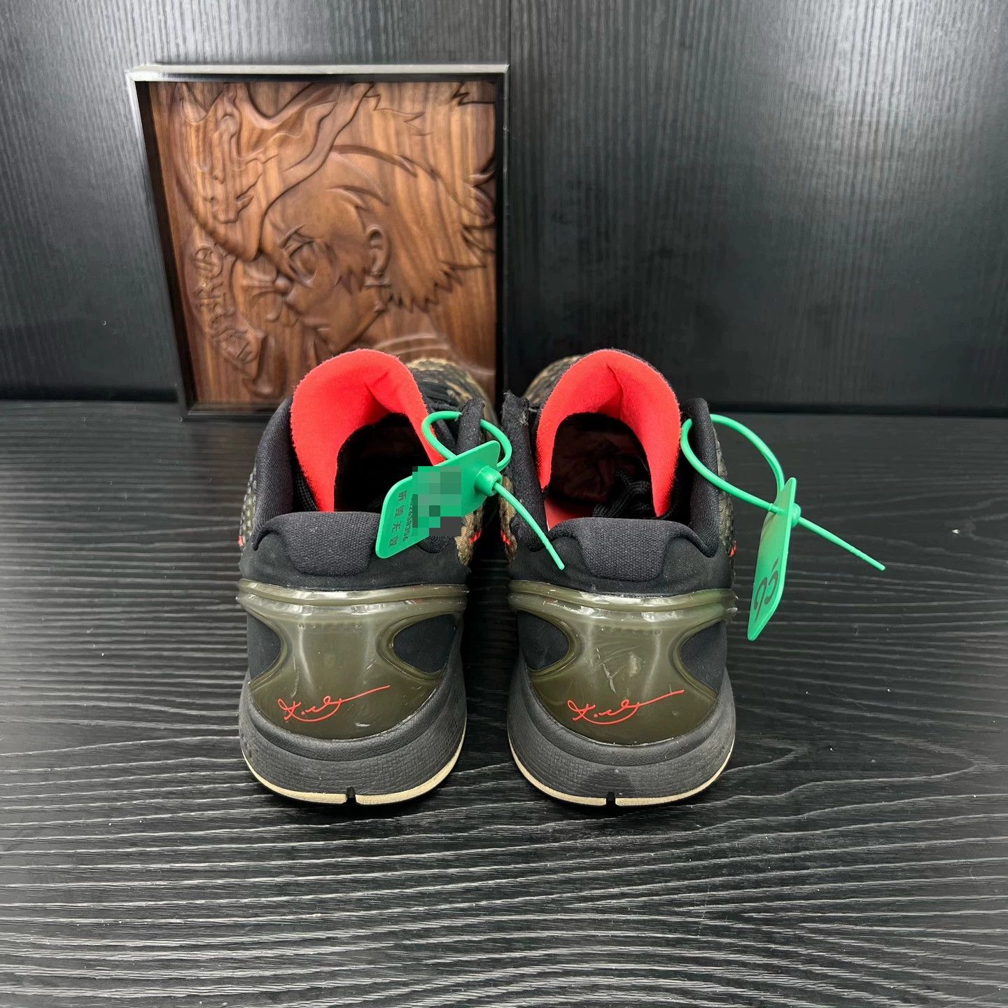 Nike ZK6 Black Red Camo 46 Rare Boxed Blem Heel Collar Size US 13 / EU 46 - 5 Thumbnail