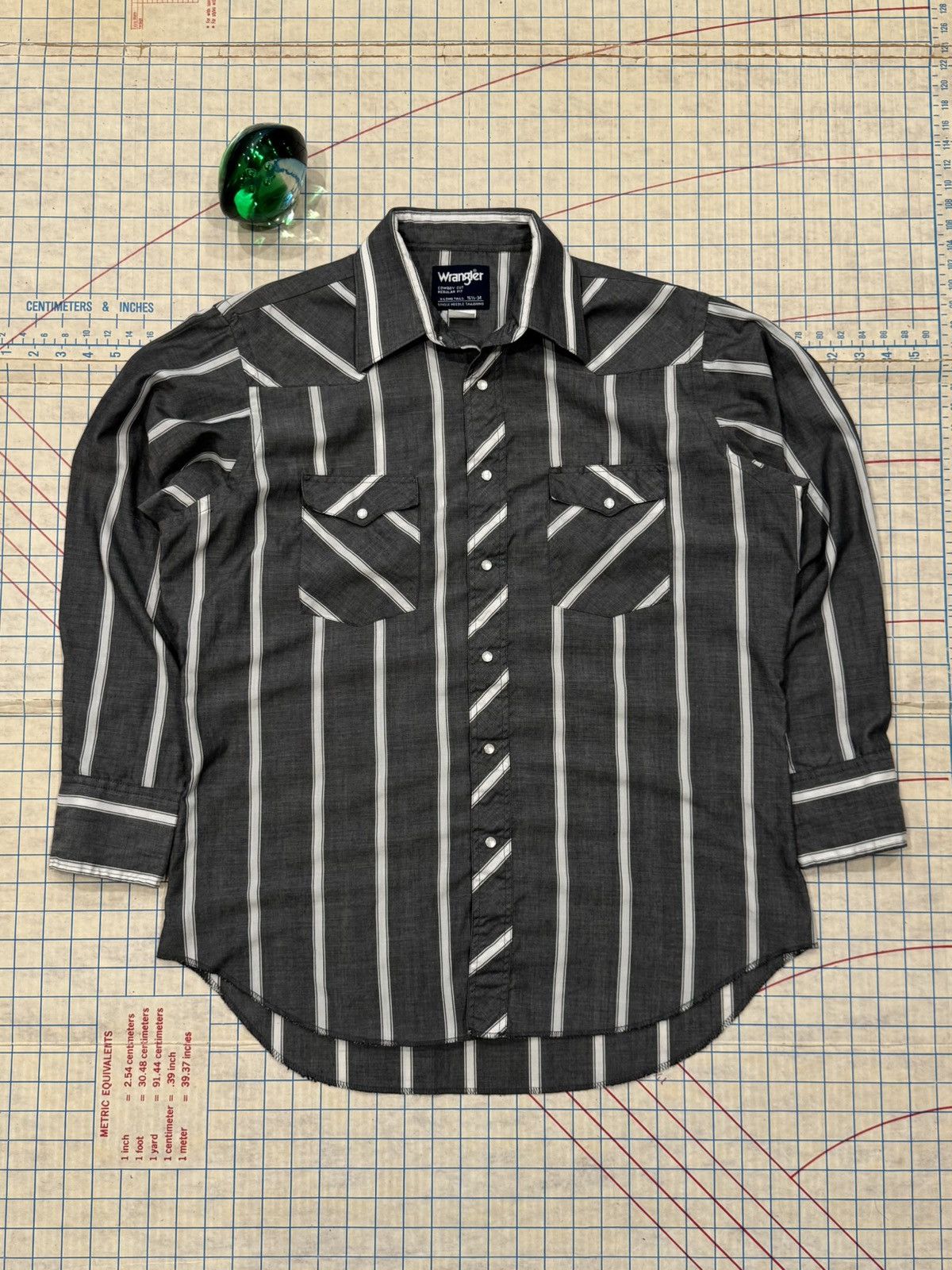 Wrangler Wrangler Western Wear Lightweight Pearl Snap Button Up 16.5 Size US L / EU 52-54 / 3 - 2 Thumbnail
