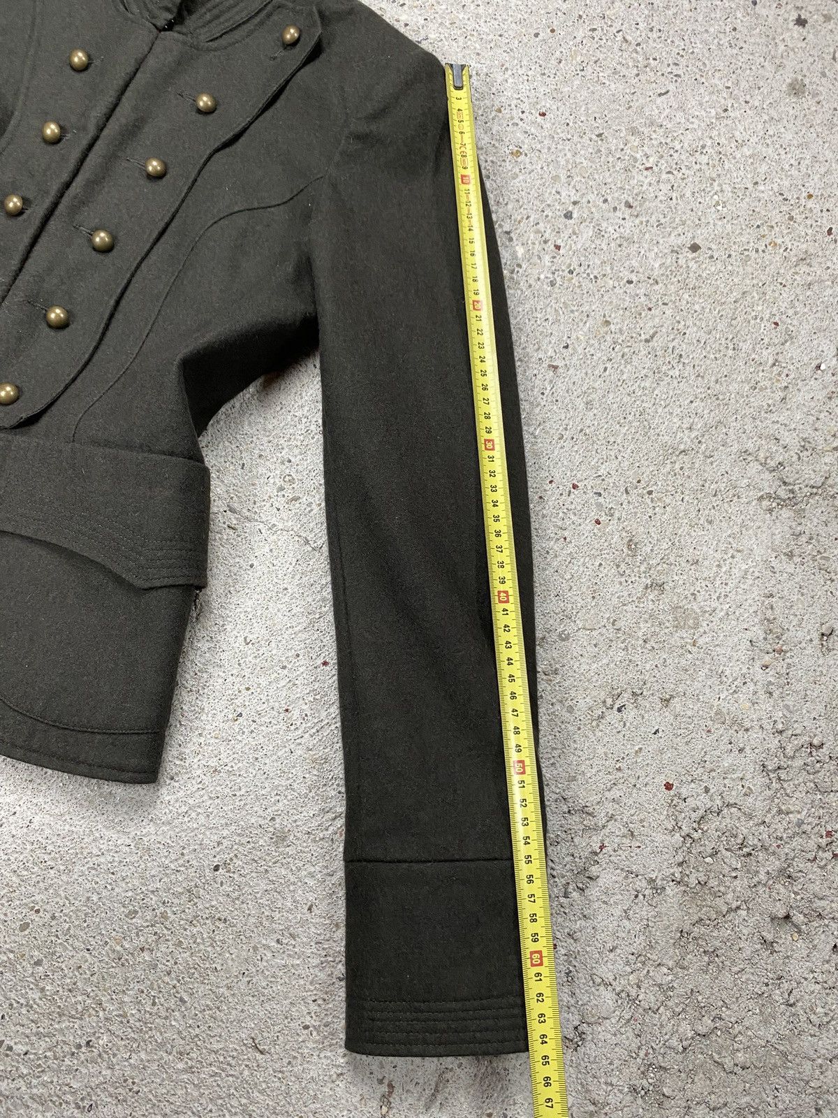 Japanese Brand Khaki blazer napoleon jacket gold y2k wool avant garde Size M / US 6-8 / IT 42-44 - 13 Thumbnail