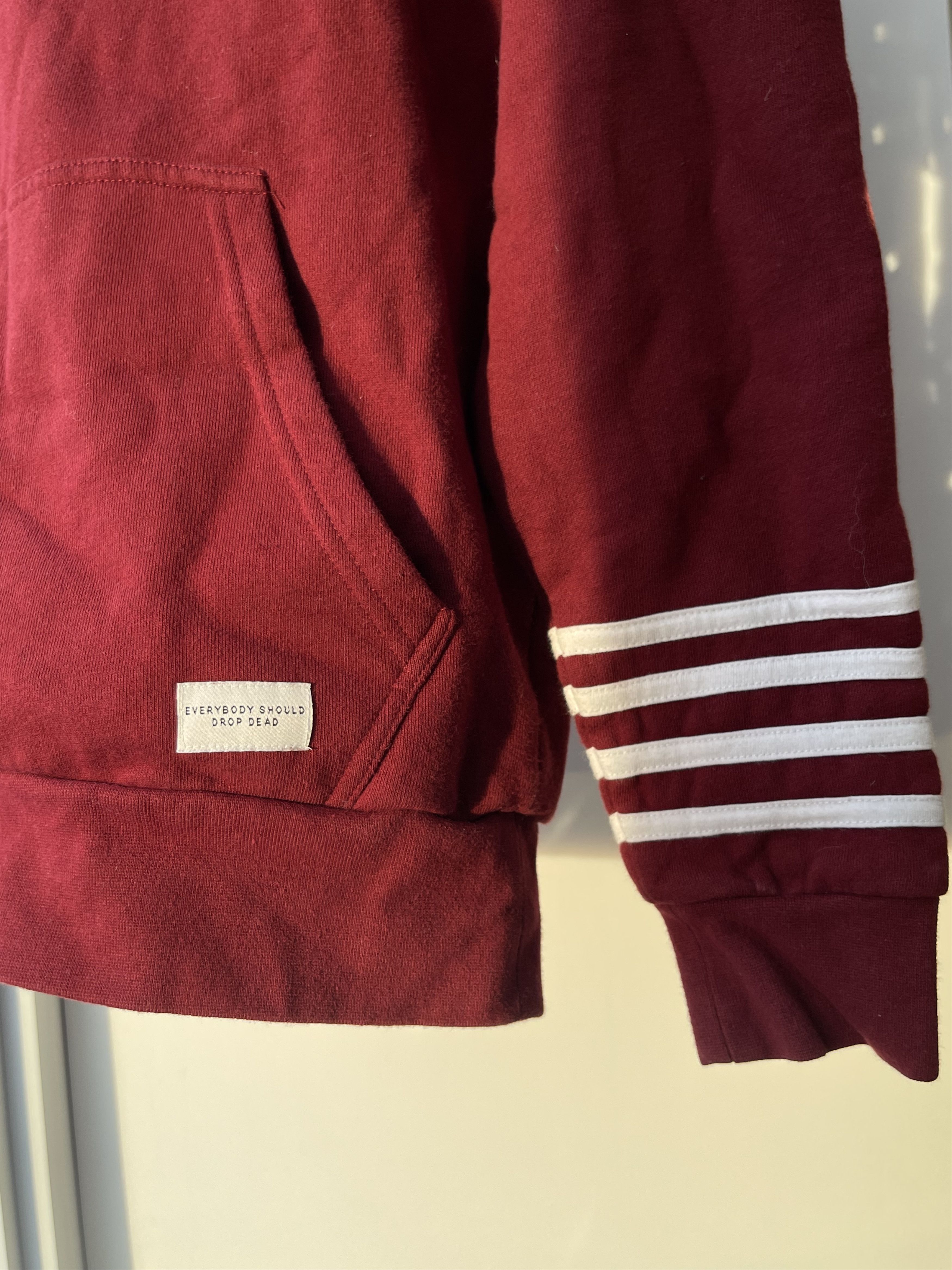 Drop Dead Clothing Dropdead Red Striped Hoodie Unisex Size US M / EU 48-50 / 2 - 3 Thumbnail