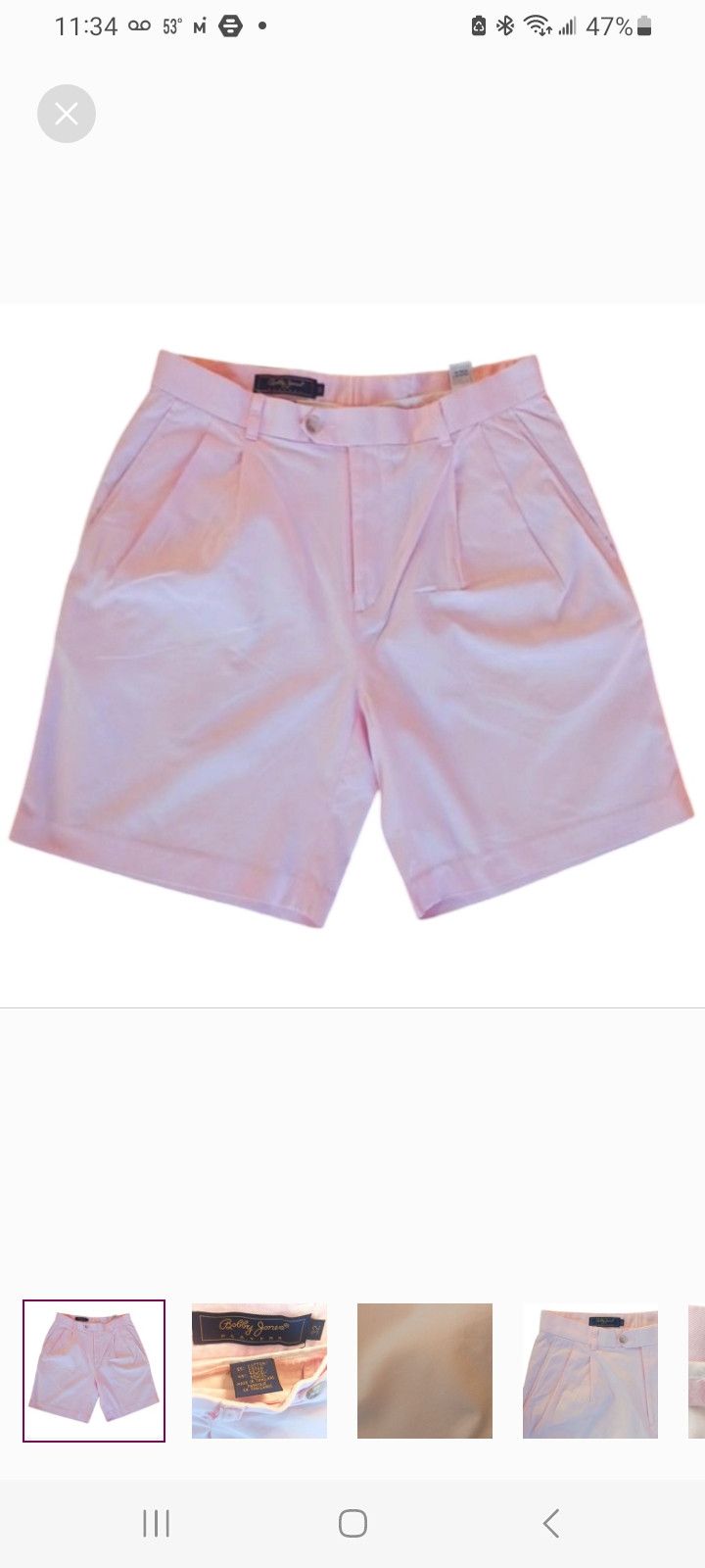 Bobby Jones Bobby Jones Players Shorts-Vintage Size US 32 / EU 48 - 1 Thumbnail
