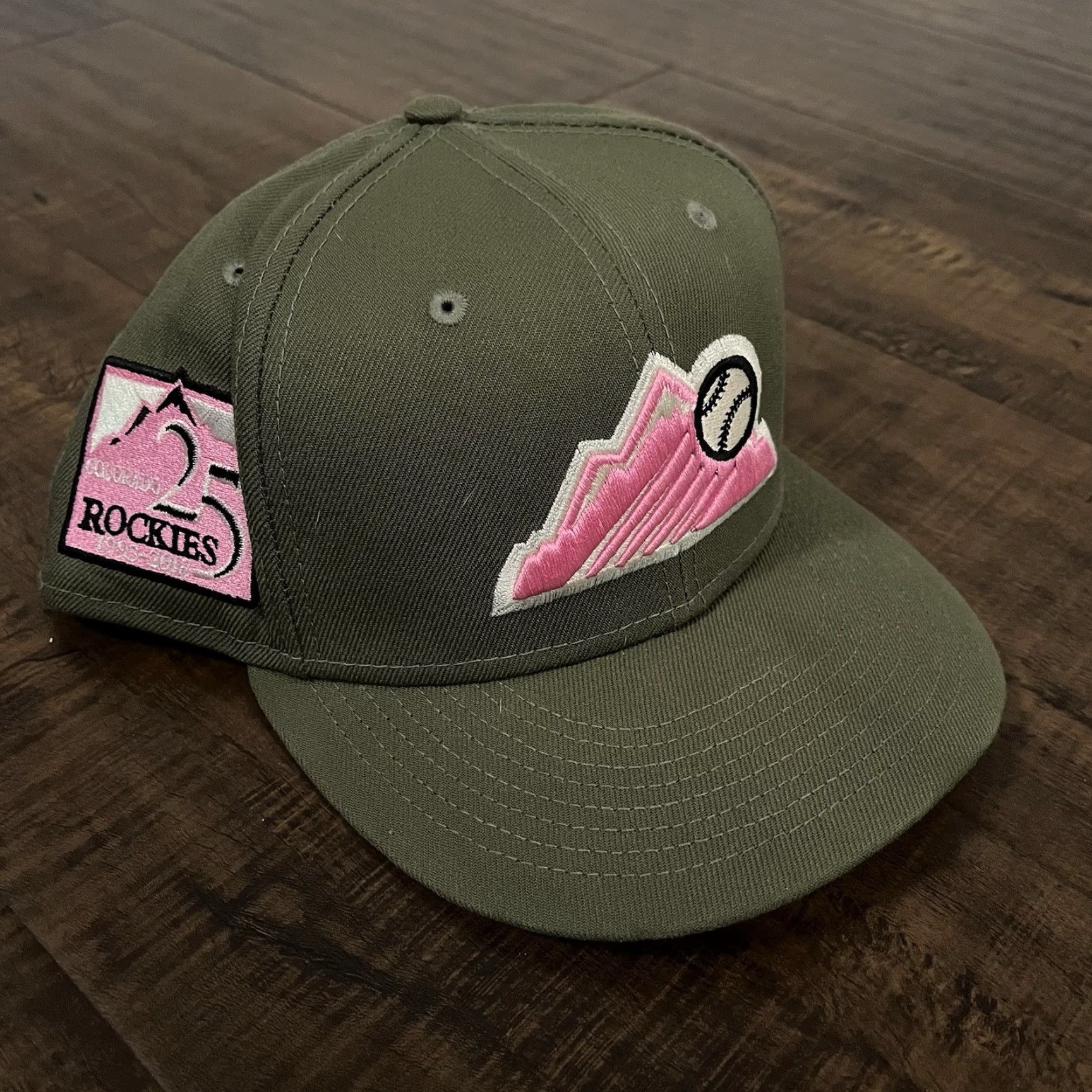 New Era NEW ERA Baseball Cap Colorado Rockies Green UV Sz 7 5/8 Mens Size ONE SIZE - 2 Thumbnail