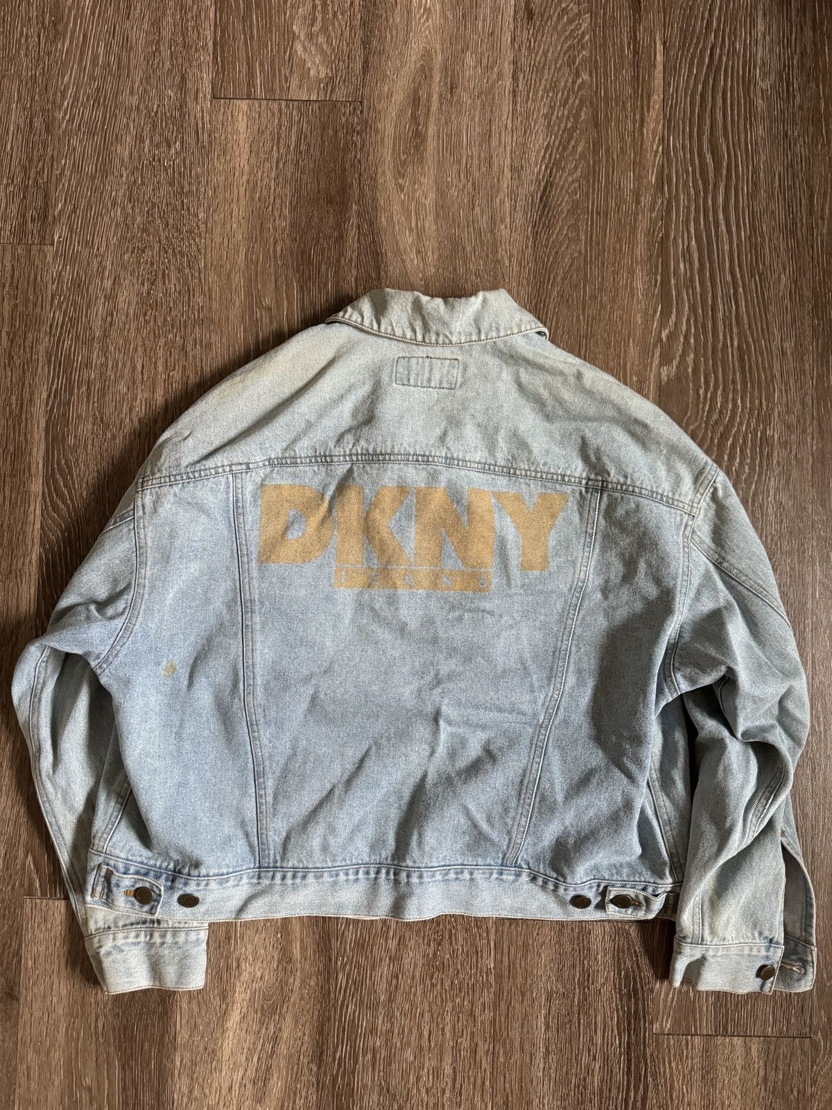 DKNY DKNY light blue wash denim jacket Size US M / EU 48-50 / 2 - 3 Thumbnail