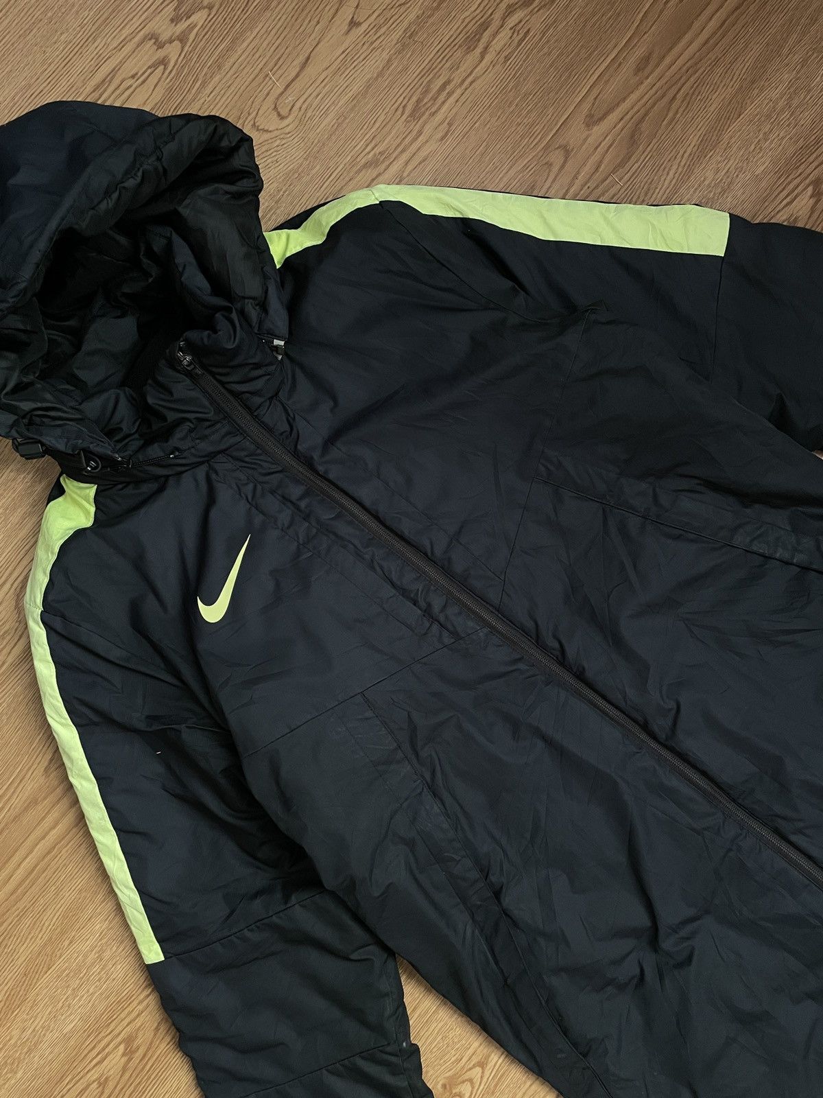 Nike × Vintage Vintage Nike Football Parka Winter Size US M / EU 48-50 / 2 - 2 Thumbnail