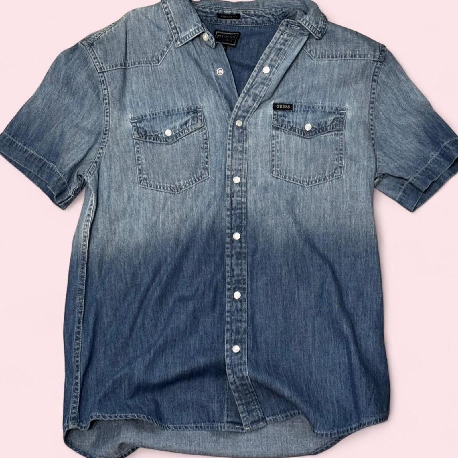Guess Guess blue jean short sleeve Size US M / EU 48-50 / 2 - 1 Thumbnail