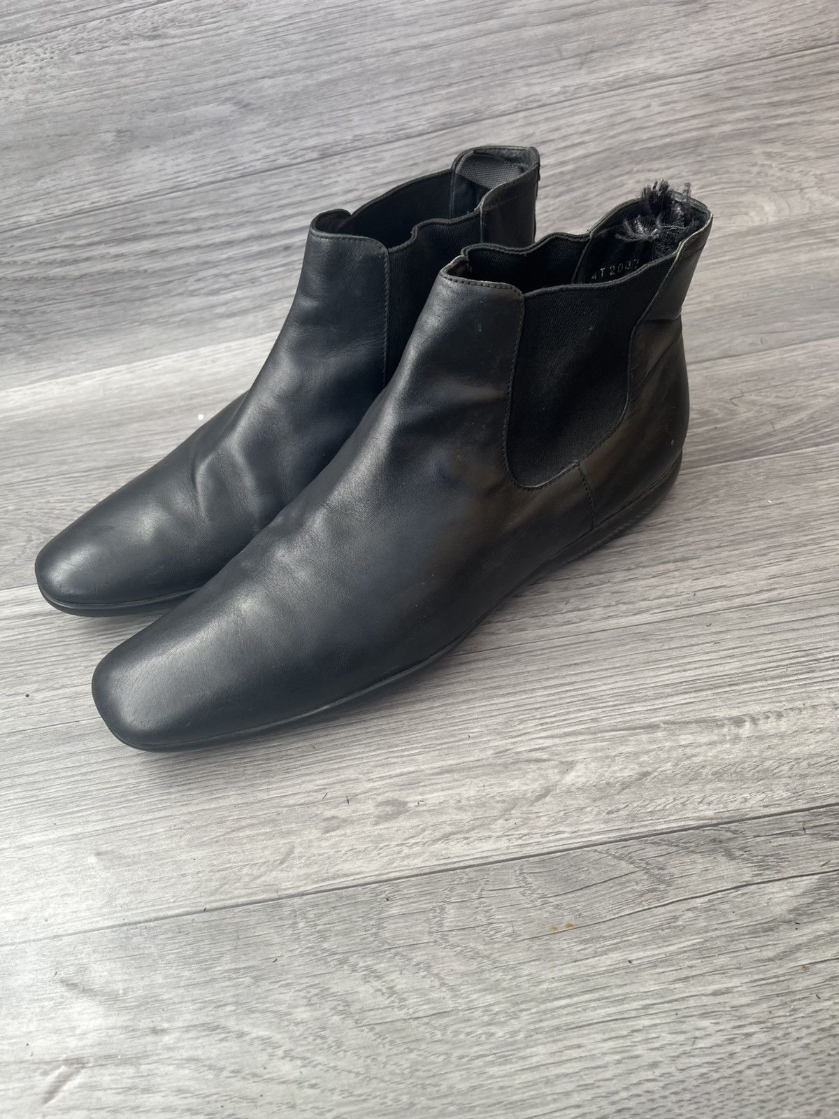 Prada Prada black leather Chelsea boots sz 8.5 Size US 9.5 / EU 42-43 - 1 Thumbnail