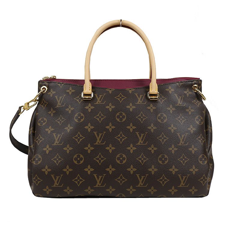 Louis Vuitton Pallas Handbag Monogram Canvas Brown