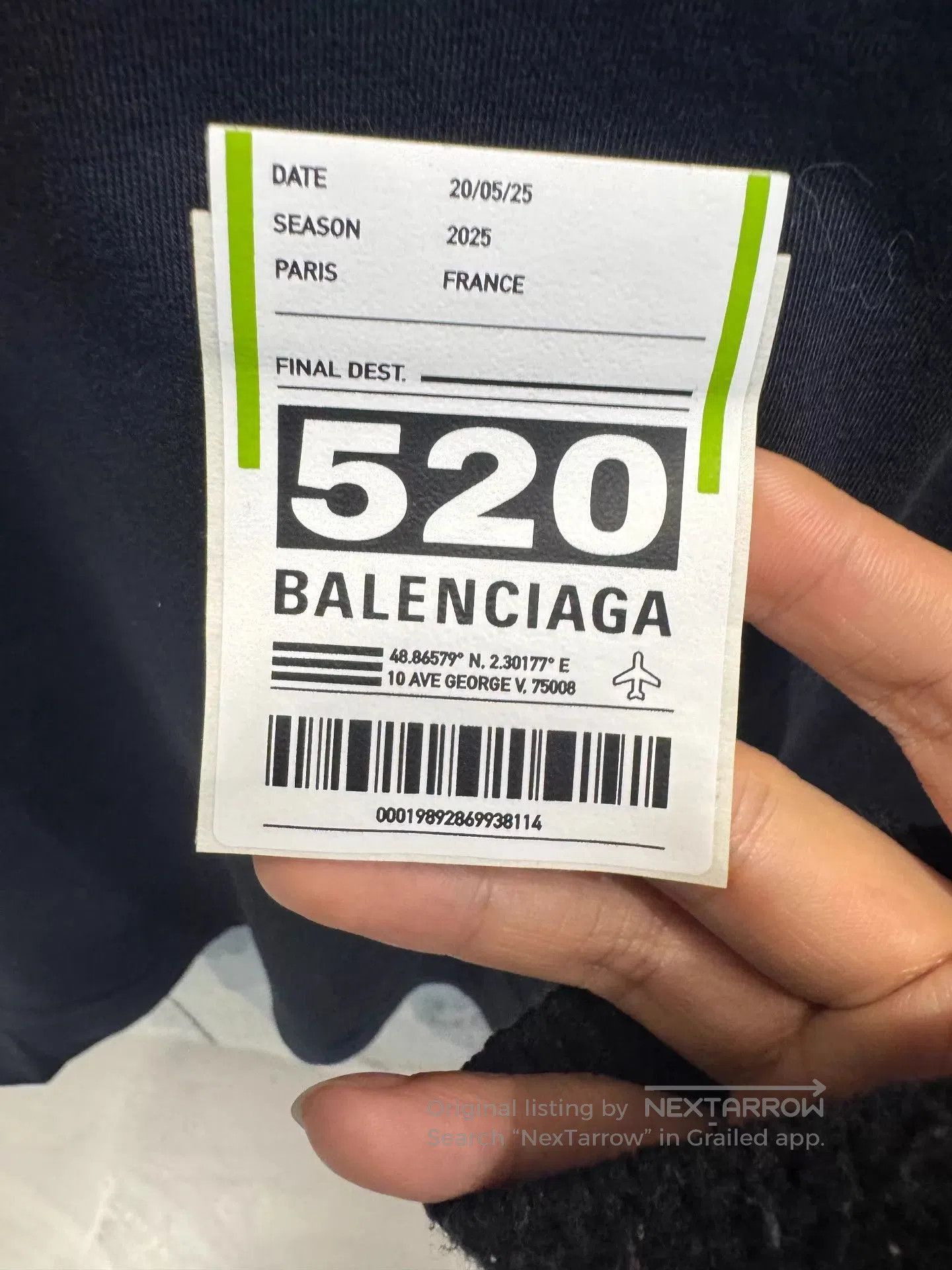 Balenciaga Black Short-Sleeve Crewneck Shirt. Size US L / EU 52-54 / 3 - 2 Thumbnail