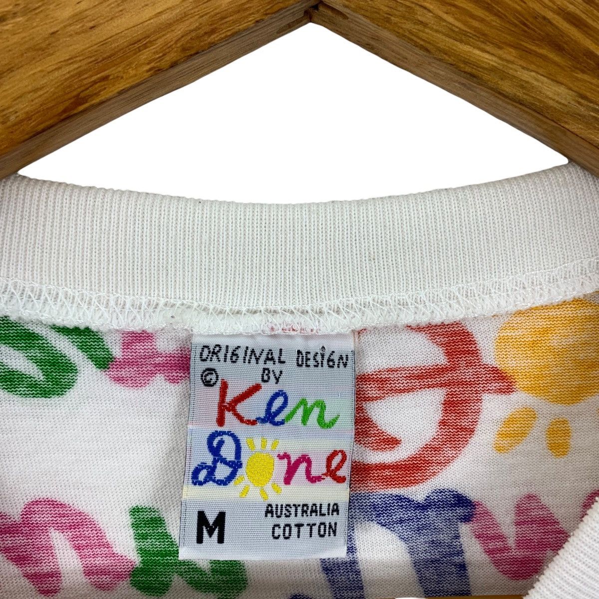 Vintage Vintage KEN DONE Australian down under full print art tee Size US M / EU 48-50 / 2 - 3 Thumbnail