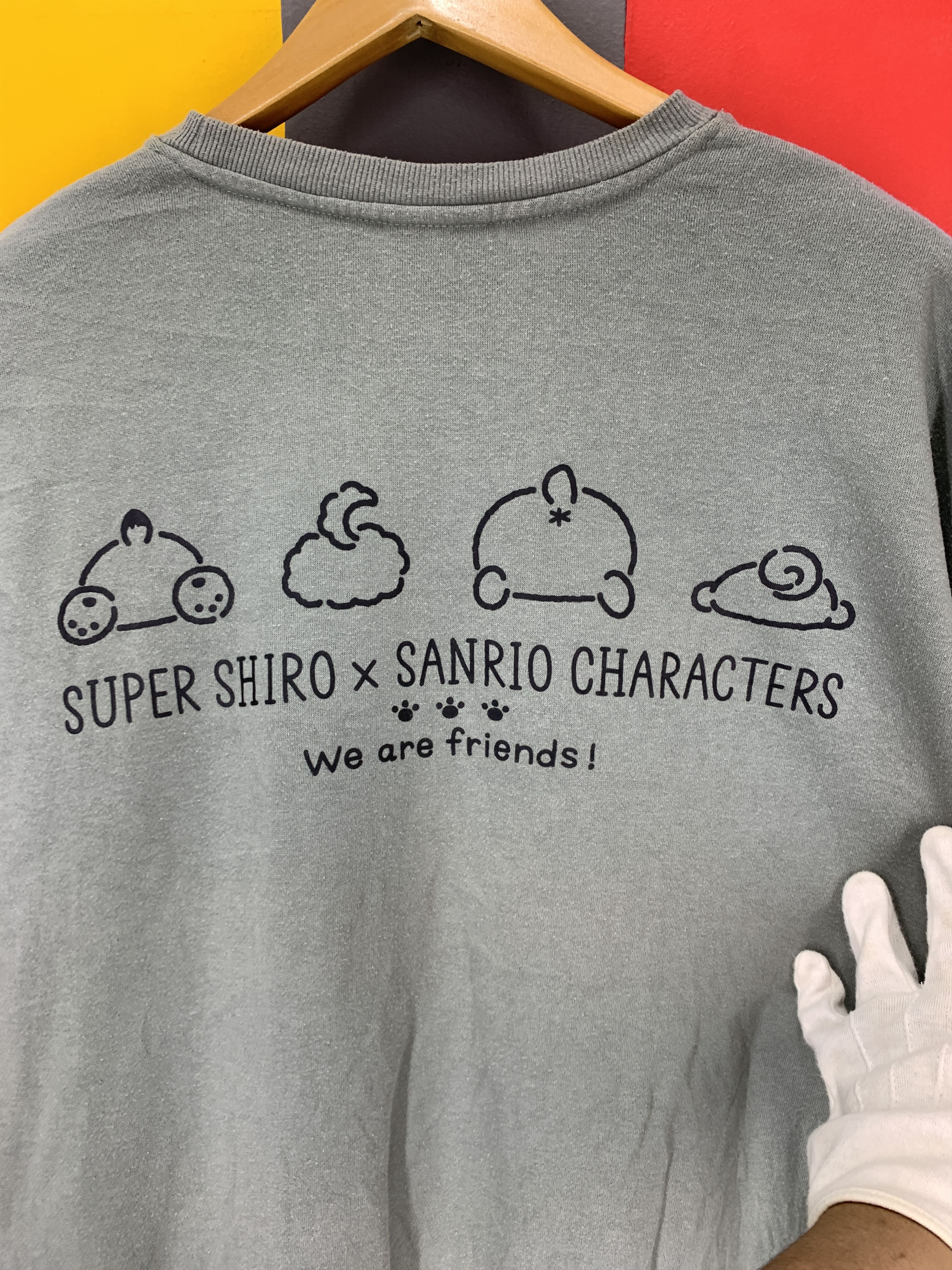 Japanese Brand SUPER SHIRO x SANRIO CHARACTER Sweatshirt #1910/10 Size US XL / EU 56 / 4 - 2 Thumbnail