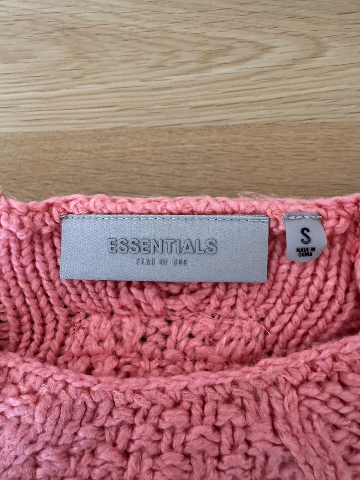 Essentials Fear of God Essentials CORAL Cable Knit S BNWT Size US S / EU 44-46 / 1 - 3 Thumbnail