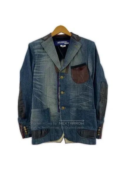 Junya Watanabe Junya Watanabe Leather denim jacket Size XS / US 0-2 / IT 36-38 - 1 Thumbnail
