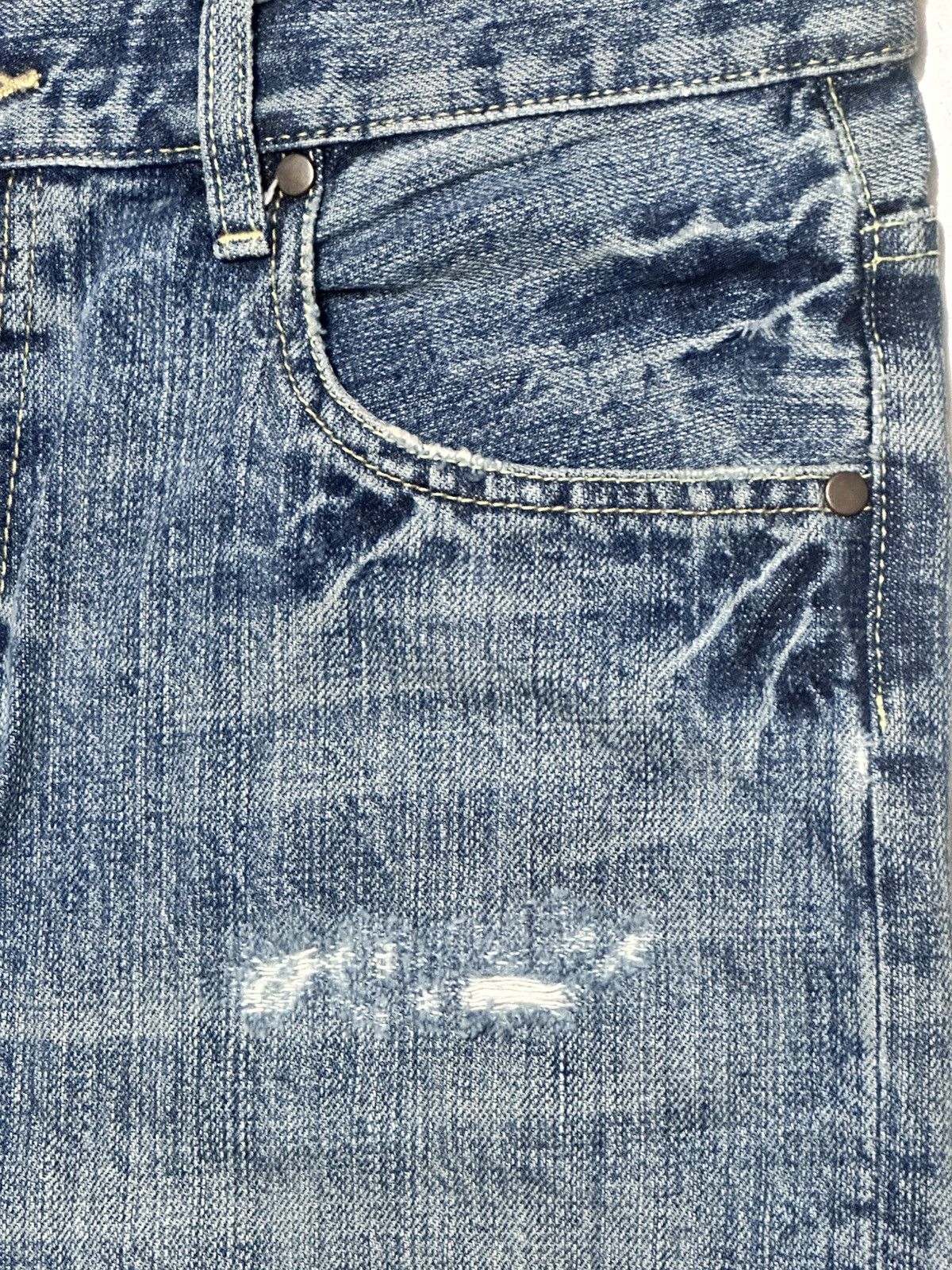 Japanese Brand Vintage K-Collection Japanese Selvedge Jeans With Bluewash Size US 34 / EU 50 - 6 Thumbnail