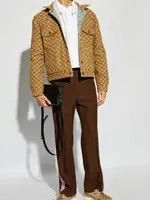 Gucci o1loc1c1225 787221 Fluid Drill Pant in Brown Size US 38 / EU 54 - 2 Thumbnail