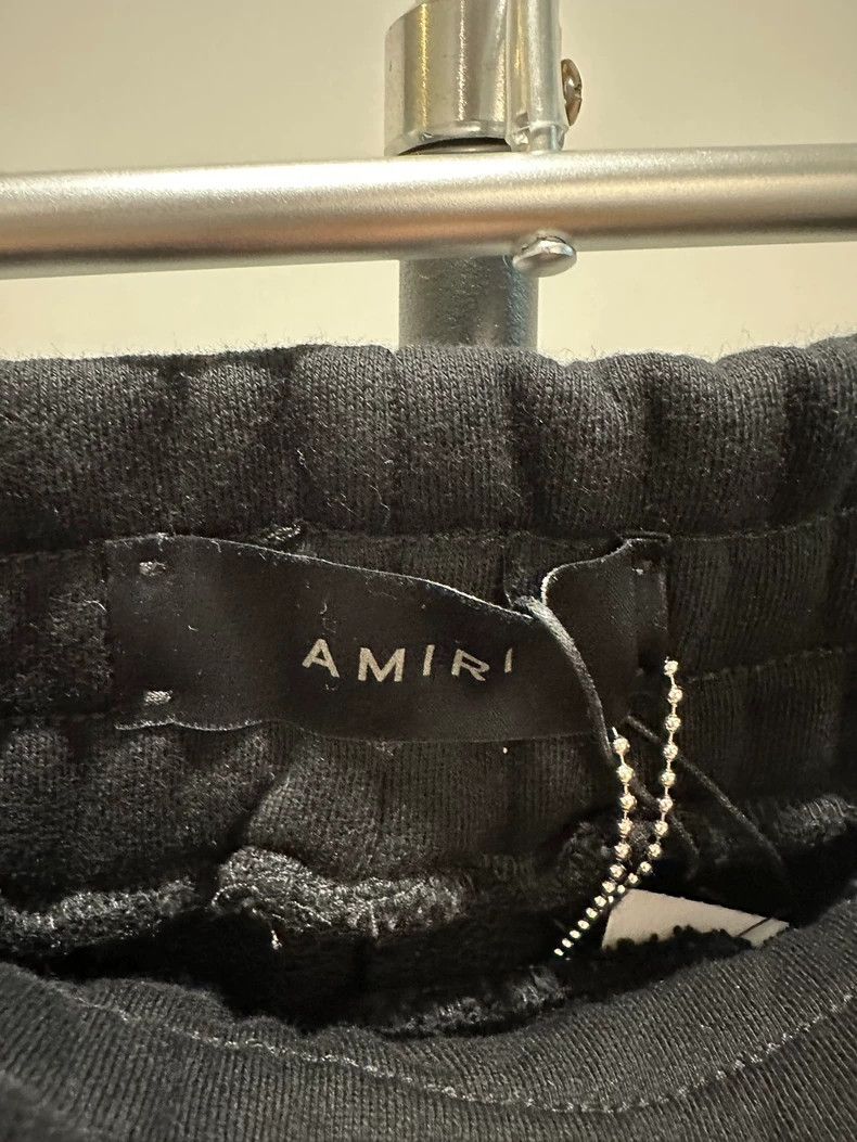 Amiri Amiri Size M Black logo cotton sweatpants 2503-Nextarrow Size US 34 / EU 50 - 7 Thumbnail