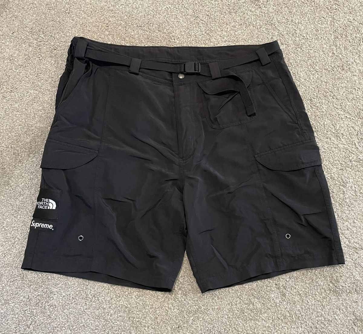 Supreme Supreme The North Face Trekking Packable Belted Shorts Black |  Grailed