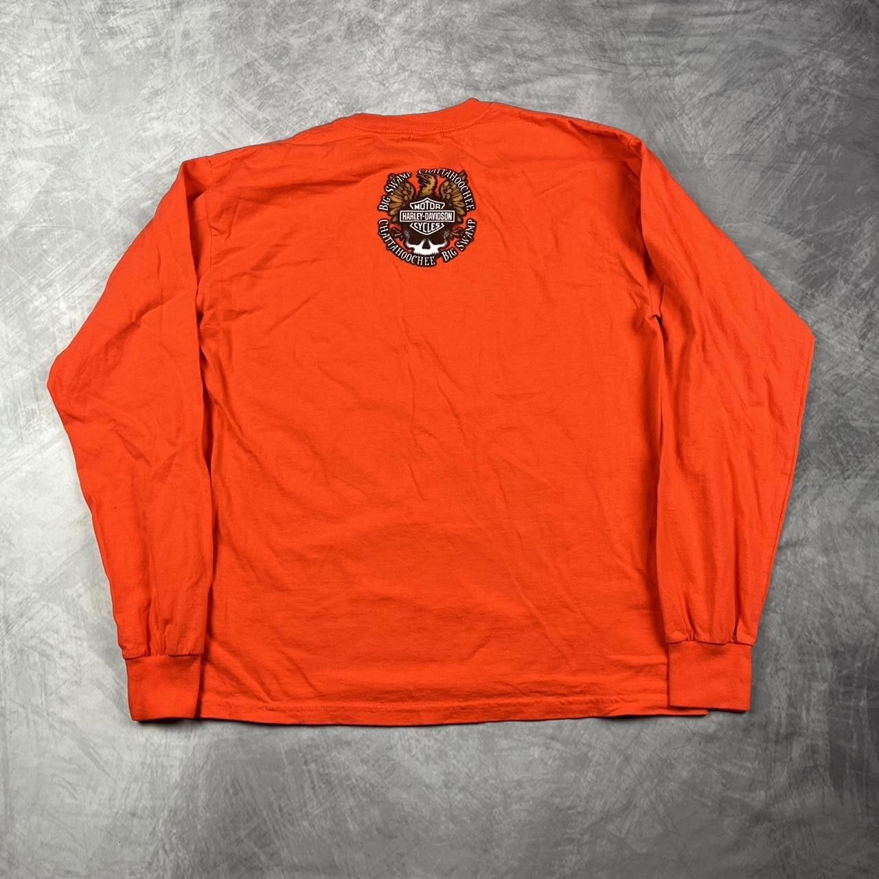 Gildan Halloween Harley Davidson long sleeve Size US L / EU 52-54 / 3 - 3 Thumbnail