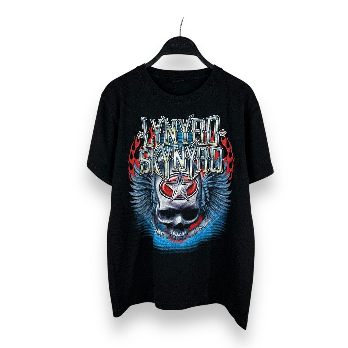 Band Tees × Vintage Vintage Lynyrd Skynyrd Band T-Shirt Graphic Print Skull Logo Size US M / EU 48-50 / 2 - 1 Thumbnail