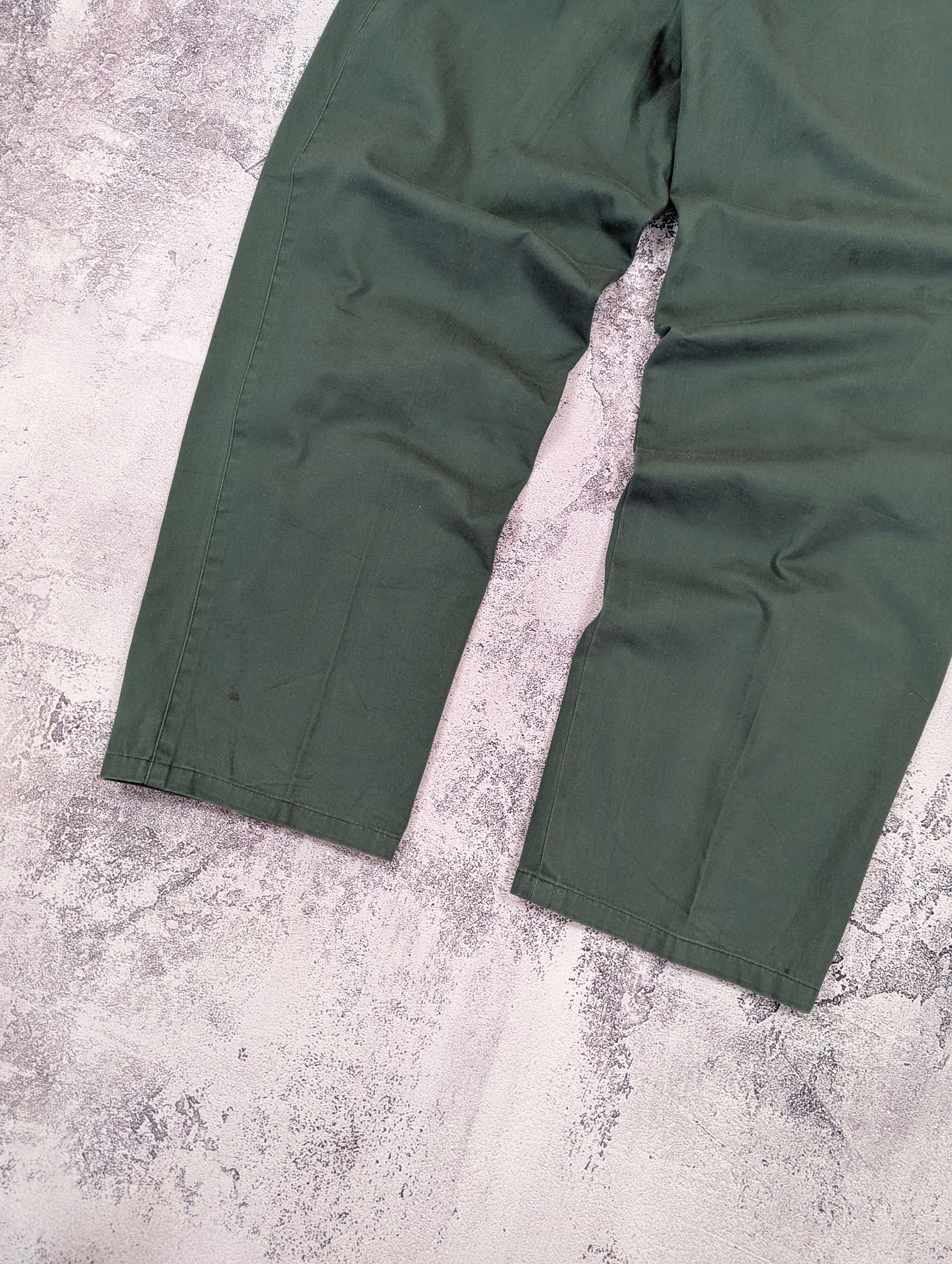 Vintage Vintage French Work Pleated Chino Pants W32 Size US 32 / EU 48 - 12 Thumbnail
