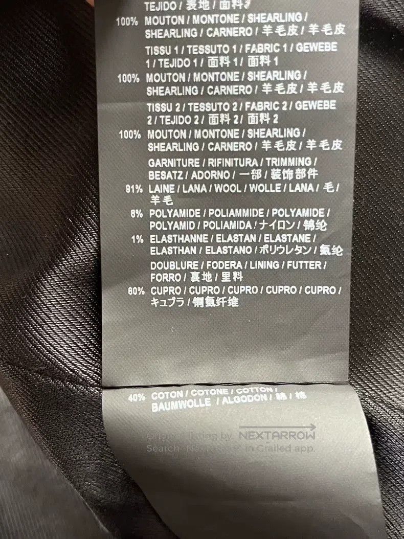 Saint Laurent Paris Saint Laurent Paris Shearling and Leather Hybrid Jacket Size US M / EU 48-50 / 2 - 7 Thumbnail