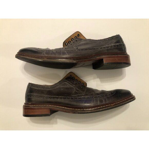 Cole Haan cole haan men's gray leather dress shoes size: 8M Size US 8 / EU 41 - 1 Thumbnail