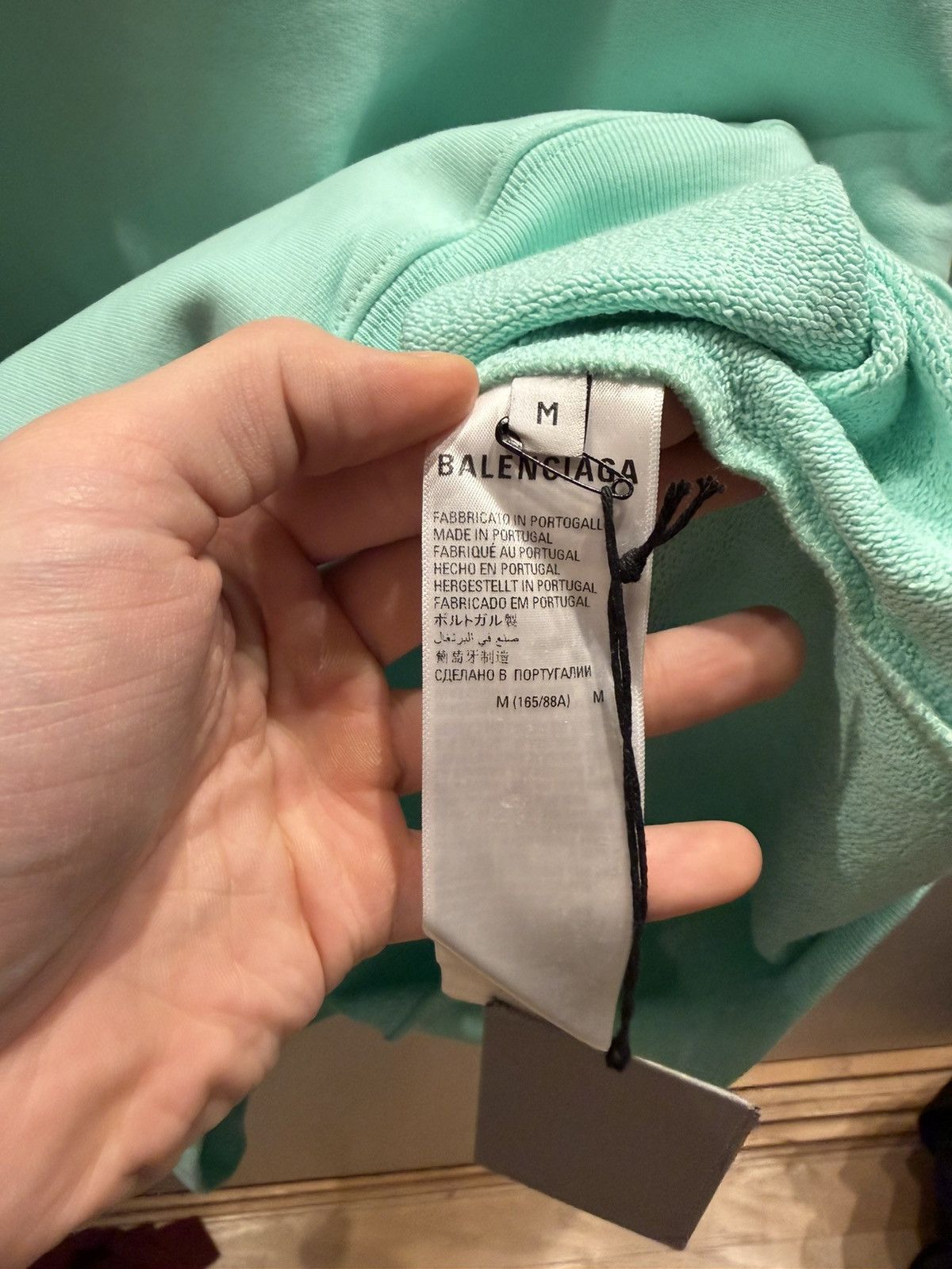Balenciaga Balenciaga Campaign Hoodie Large Fit Mint size Medium Size US XL / EU 56 / 4 - 7 Thumbnail