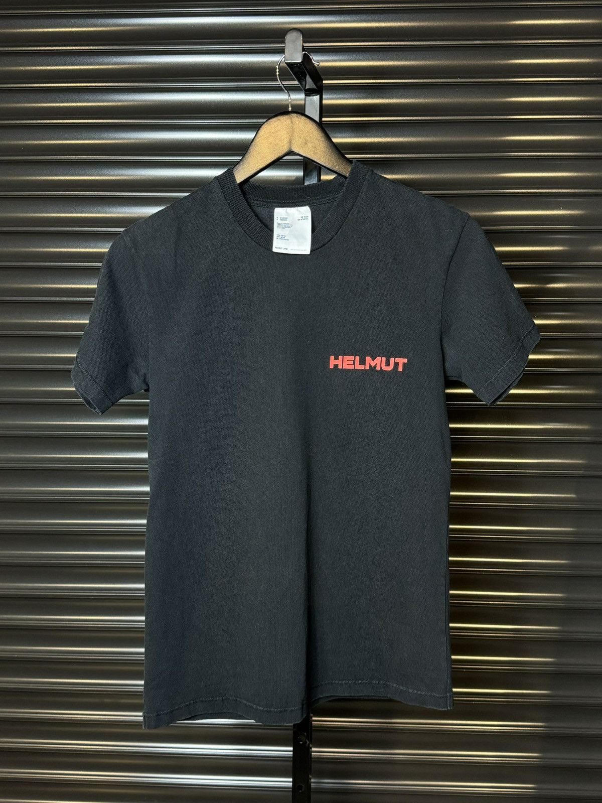 Helmut Lang Helmut Lang In Lang We Trust Black Tee - XS Size US XS / EU 42 / 0 - 3 Thumbnail