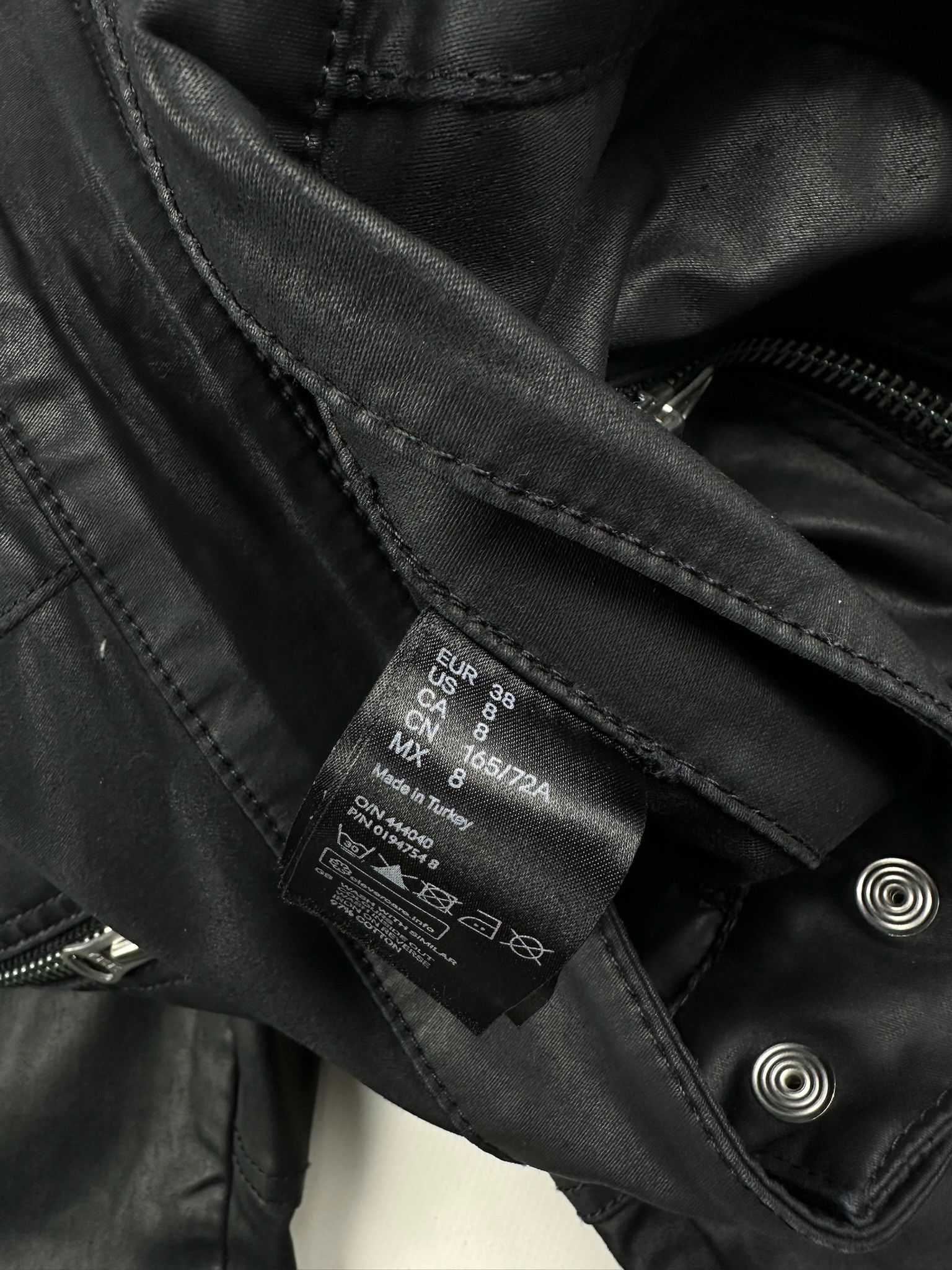 H&M × Isabel Marant Isabel Marant x H&M pour leather biker pants Size 30" / US 8 / IT 44 - 2 Thumbnail