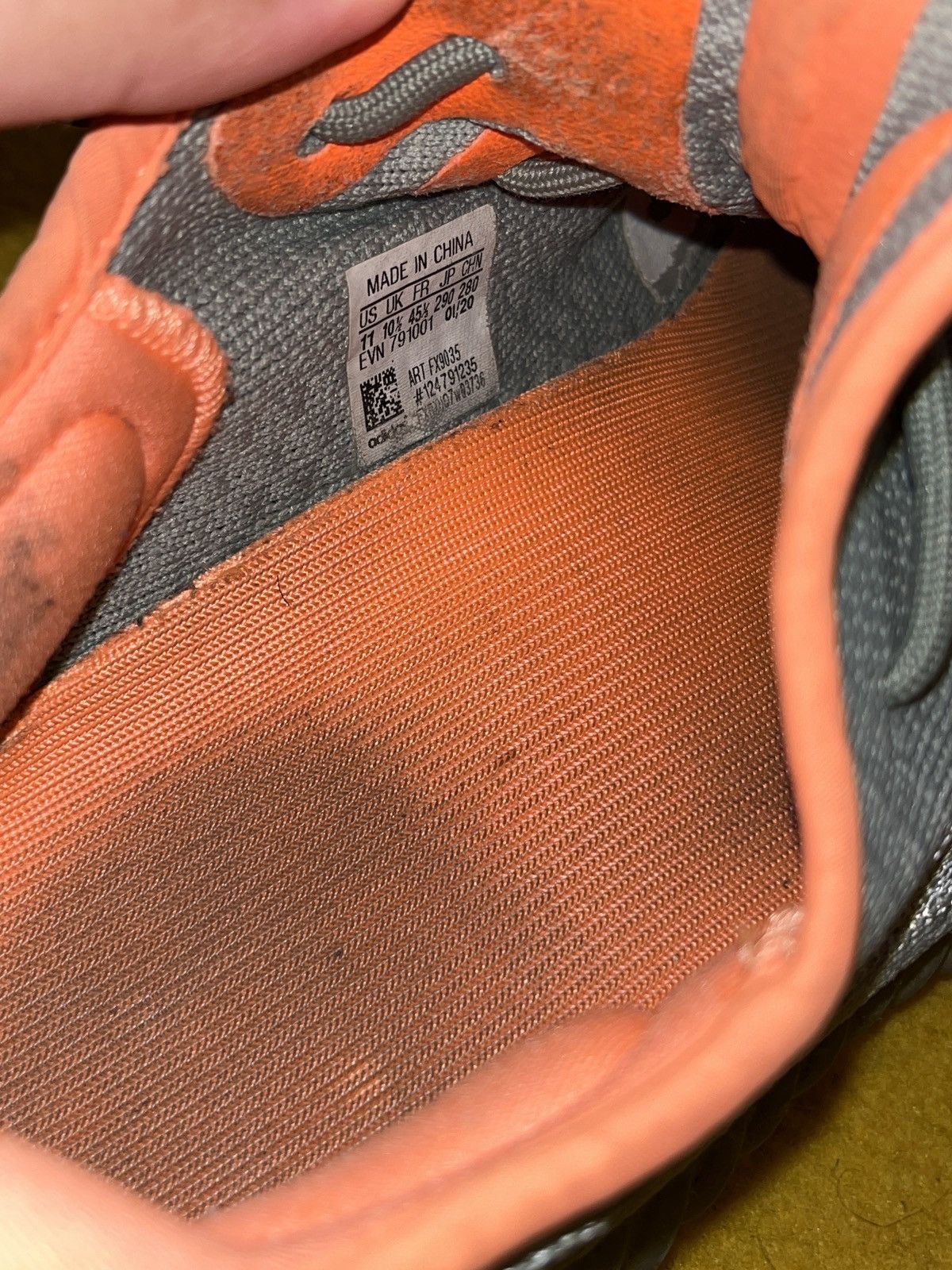 Kanye West × Yeezy Desert Sage Yeezy 350 V2 Size US 11 / EU 44 - 7 Thumbnail