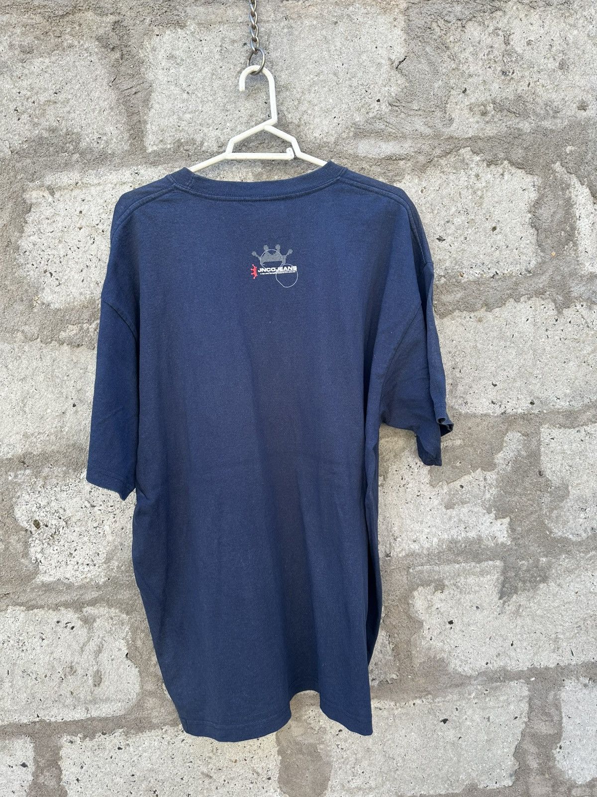 JNCO × Vintage Vintage Y2K JNCO Jeans 5 Helmets Graphic T-Shirt Size US XL / EU 56 / 4 - 6 Thumbnail