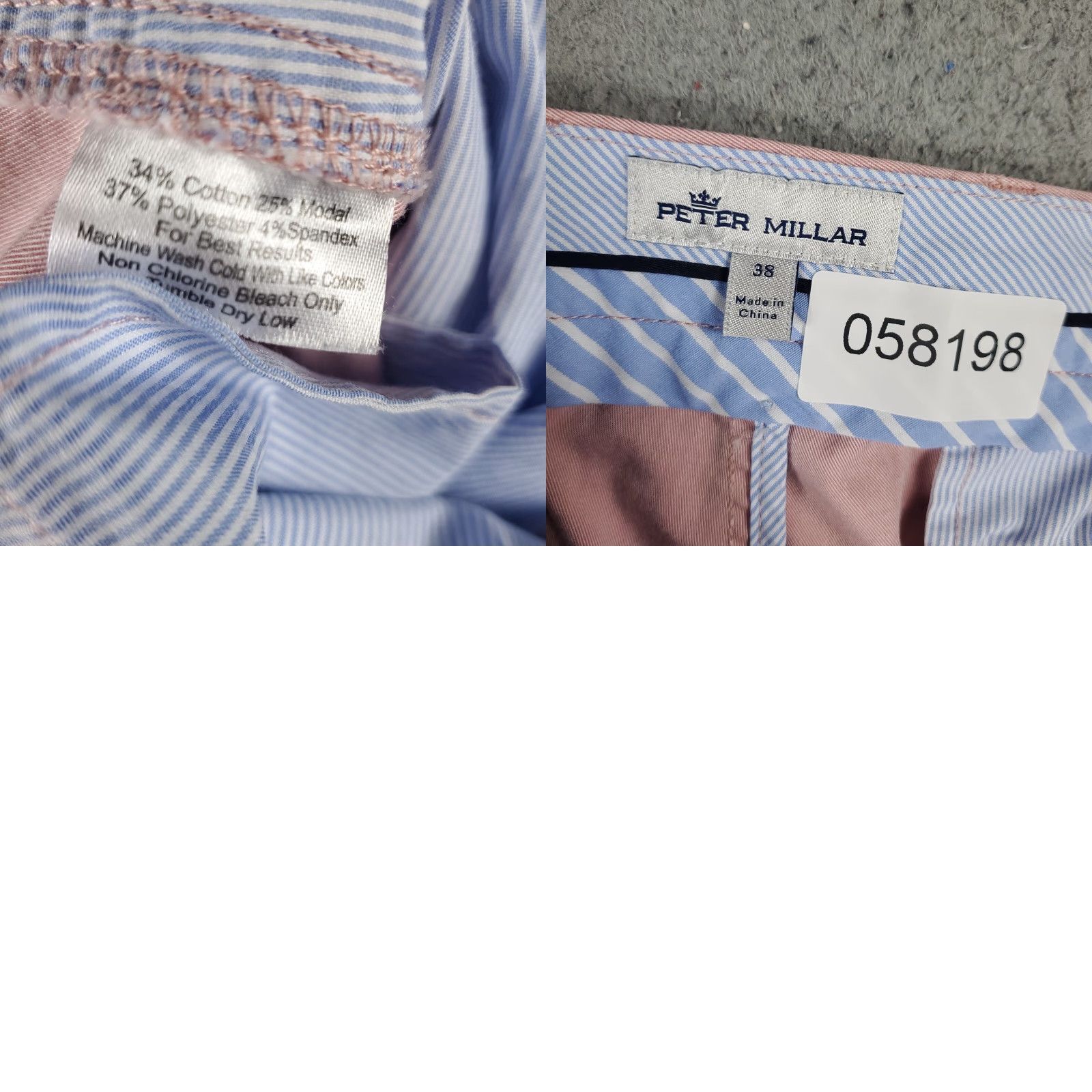 Peter Millar Peter Millar Shorts Mens Size 38 Pink Golf Flat Front Casual Chino Size US 38 / EU 54 - 8 Thumbnail