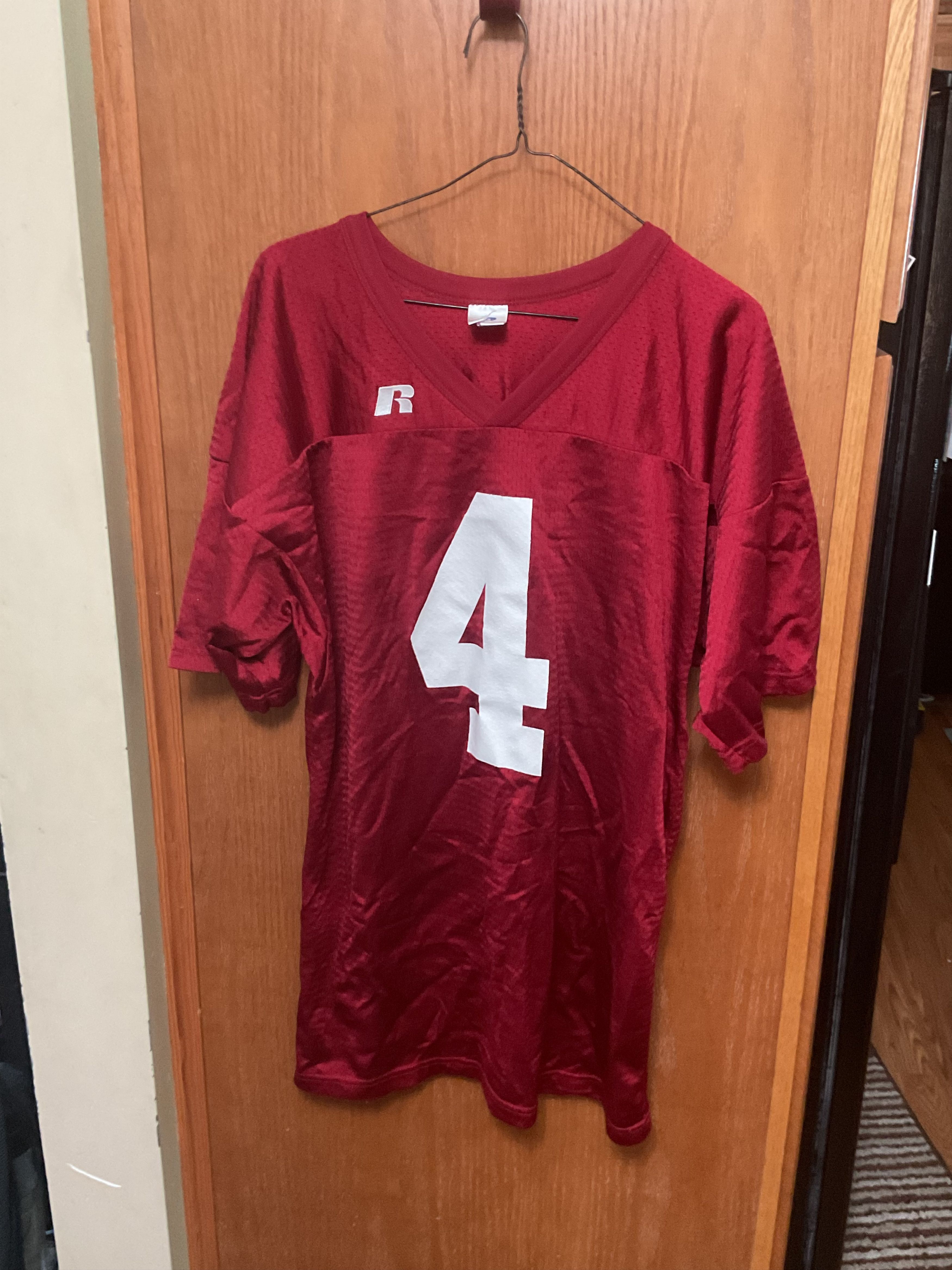 Vintage Russel Athletic 4 football jersey Size US L / EU 52-54 / 3 - 1 Thumbnail