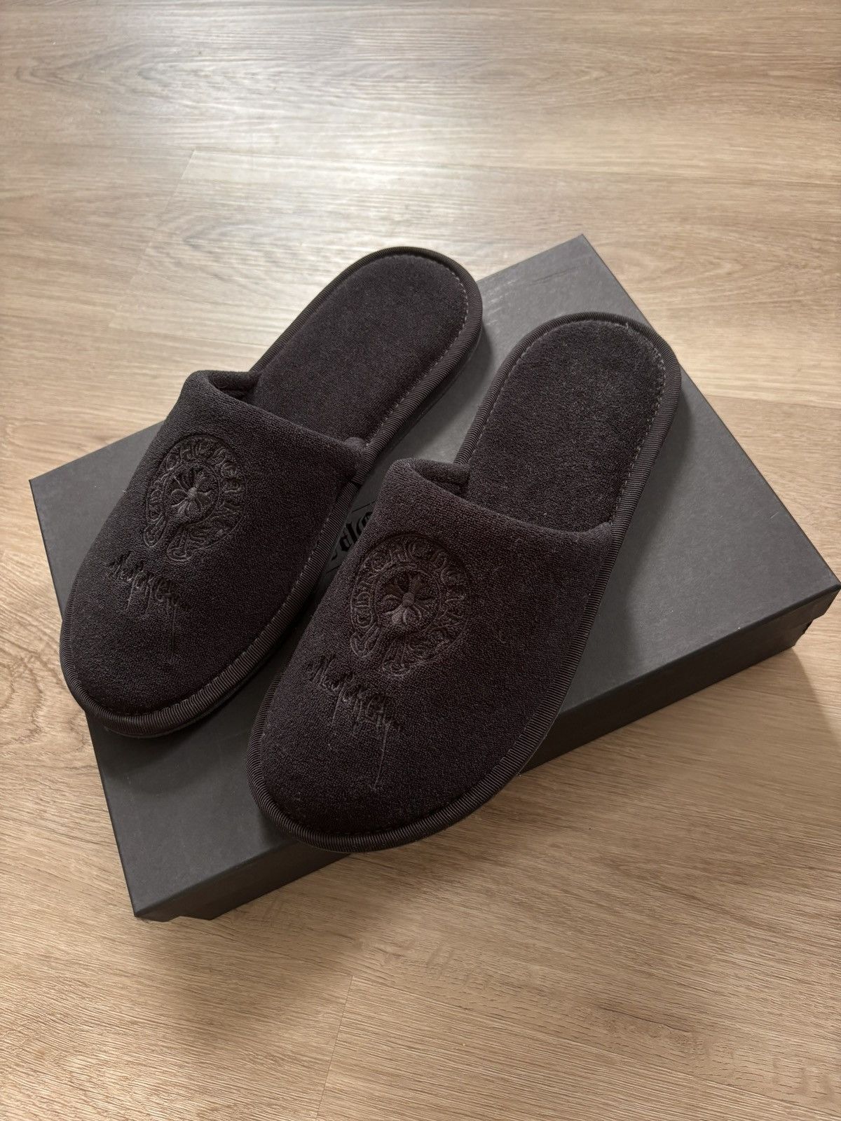 Chrome Hearts Chrome Hearts New York Exclusive Hotel Slides Size US 9.5 / EU 42-43 - 1 Thumbnail