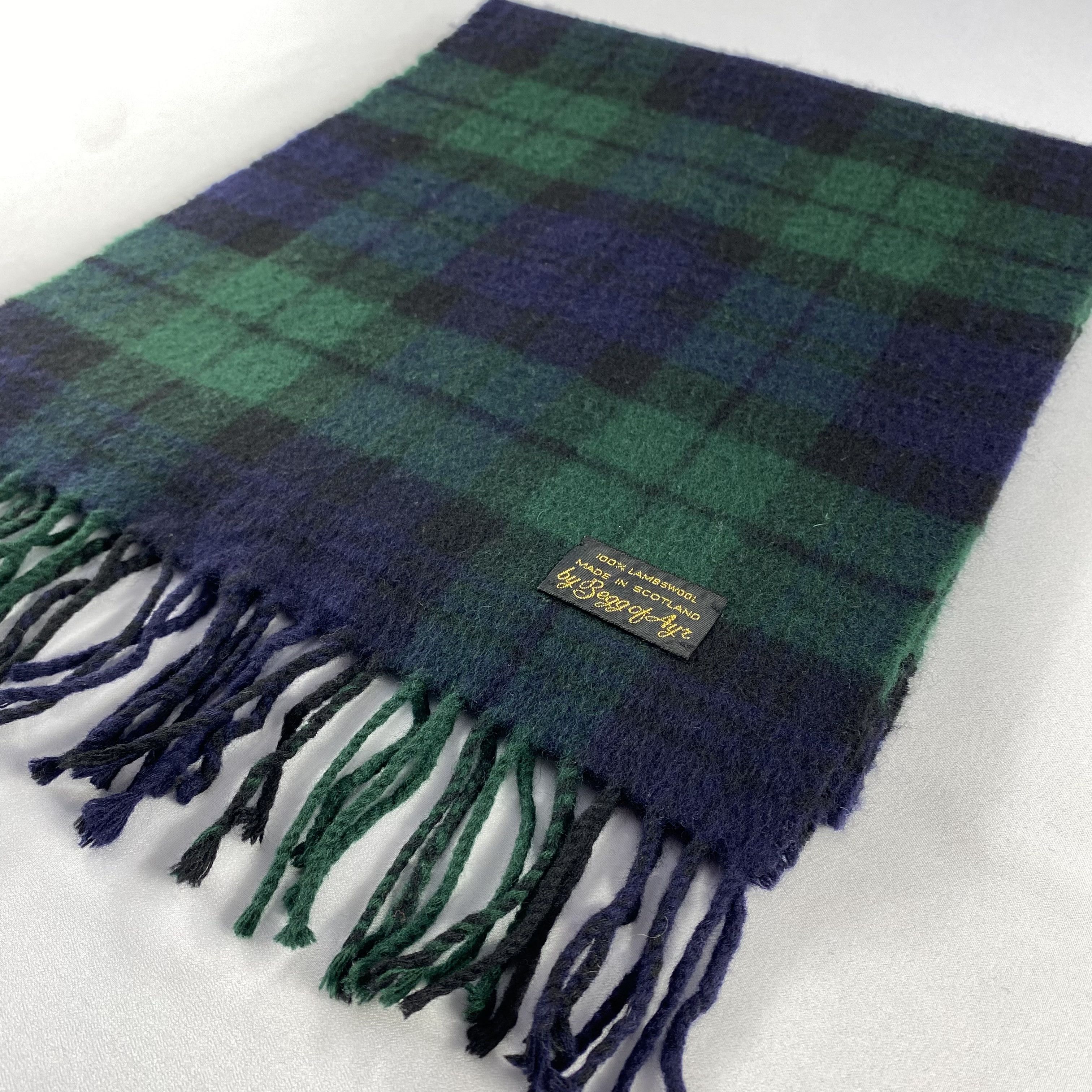 Begg x Co Vintage Begg Scarf Neck Wrap Wool Muffler Size ONE SIZE - 3 Thumbnail