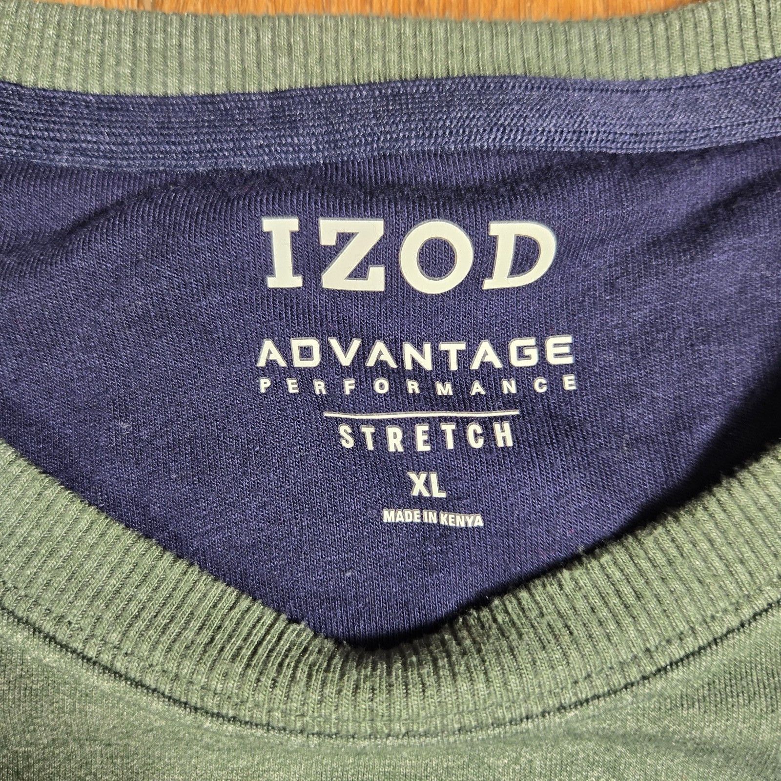 Izod Izod Advantage Performance Green Sweatshirt Mens XL Pullover Size US XL / EU 56 / 4 - 3 Thumbnail