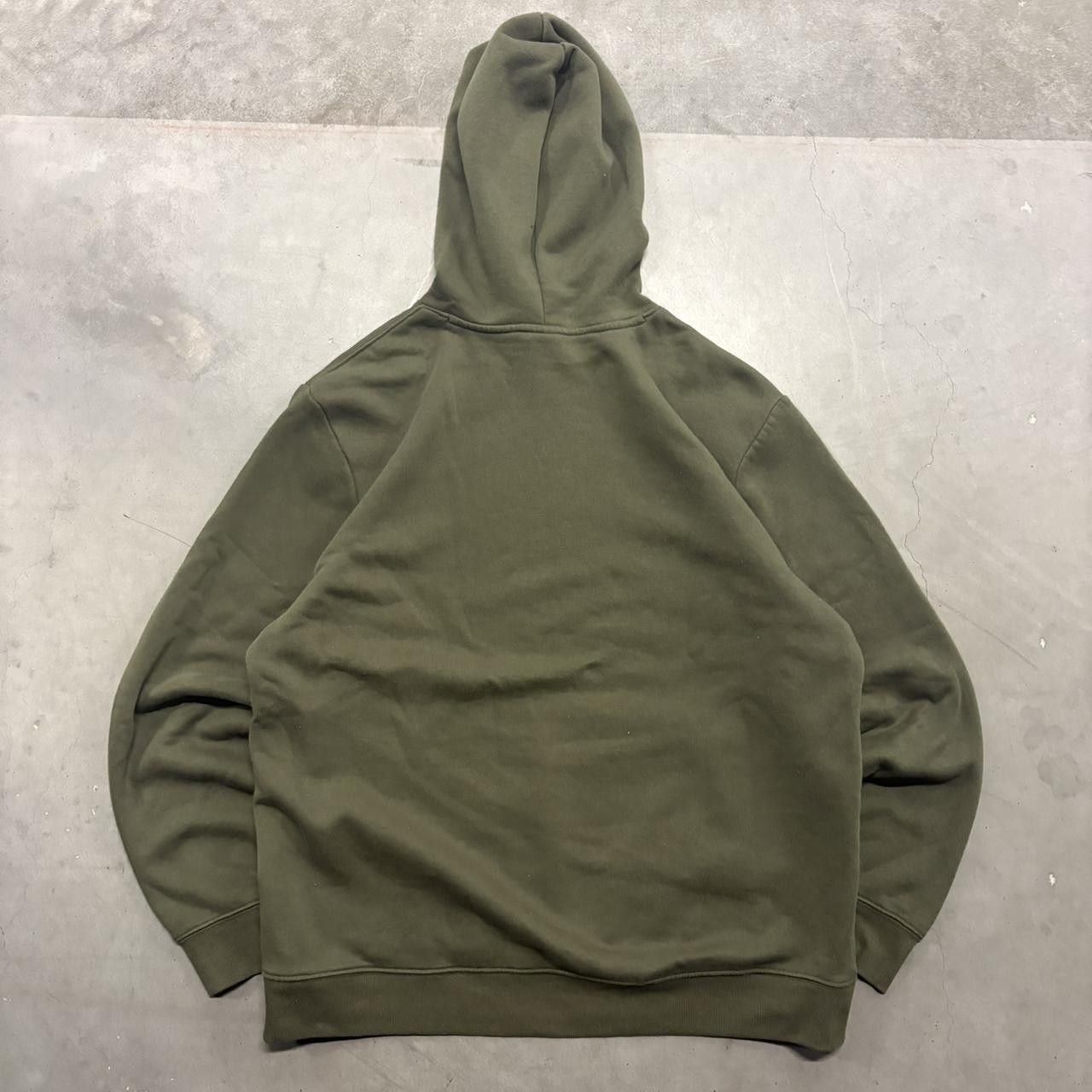 Vintage Crazy Vintage Y2K/2000s Blank Green Essential Minimalist Hoodie! Size US XL / EU 56 / 4 - 2 Thumbnail