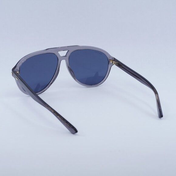 Gucci 🕶️ New Gucci GG1443S 005 Sunglasses - Transparent Grey Size ONE SIZE - 9 Thumbnail