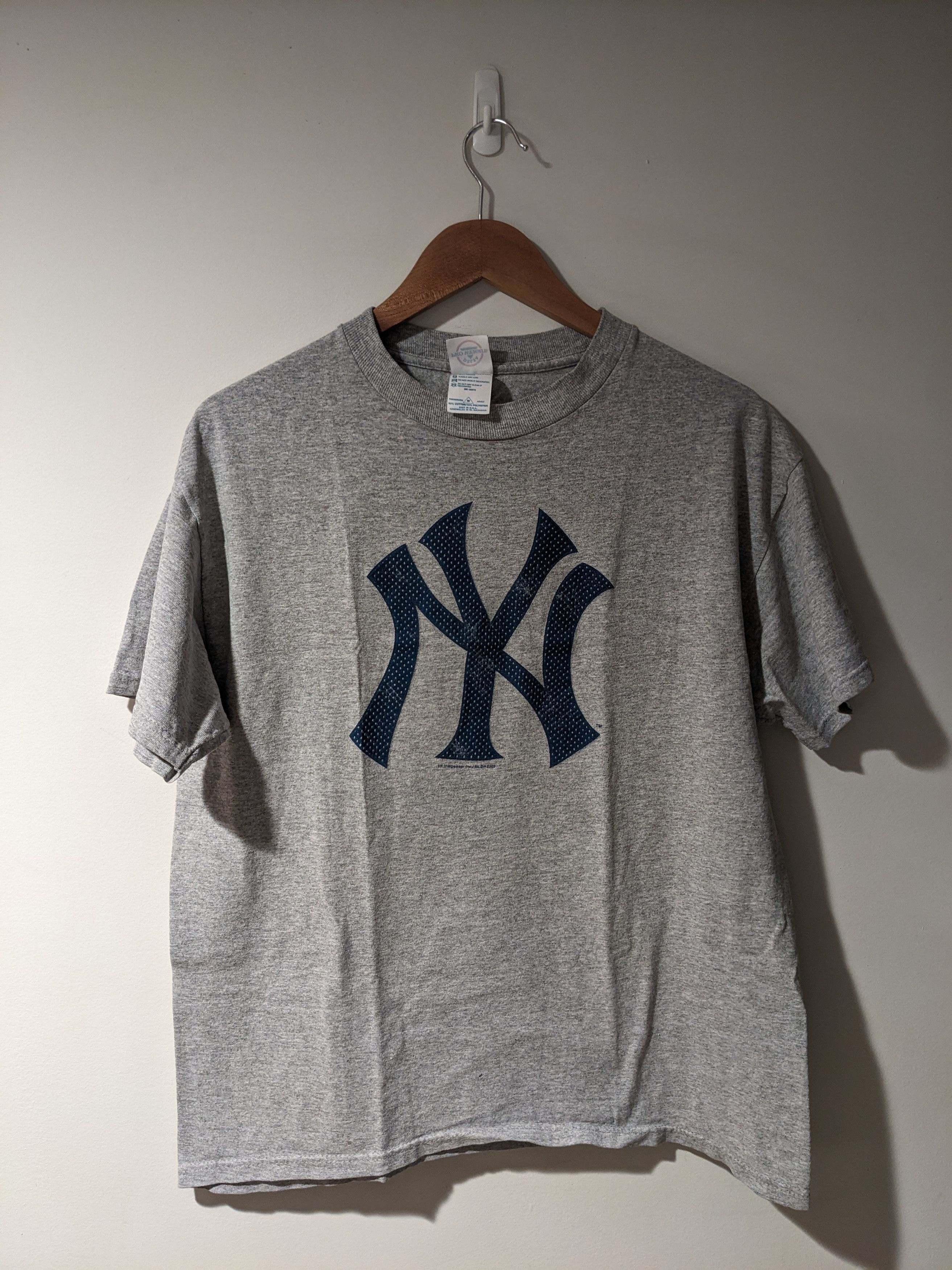 MLB Vintage 2003 New York Yankees Logo MLB Baseball T-Shirt Size US M / EU 48-50 / 2 - 1 Thumbnail