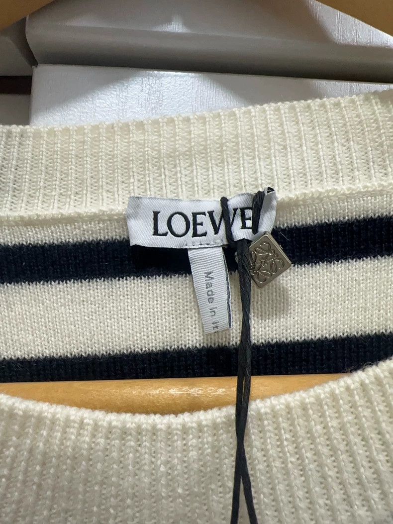 Loewe LOEWE Double ribbed herringbone twill short loose round ne Size S / US 4 / IT 40 - 7 Thumbnail
