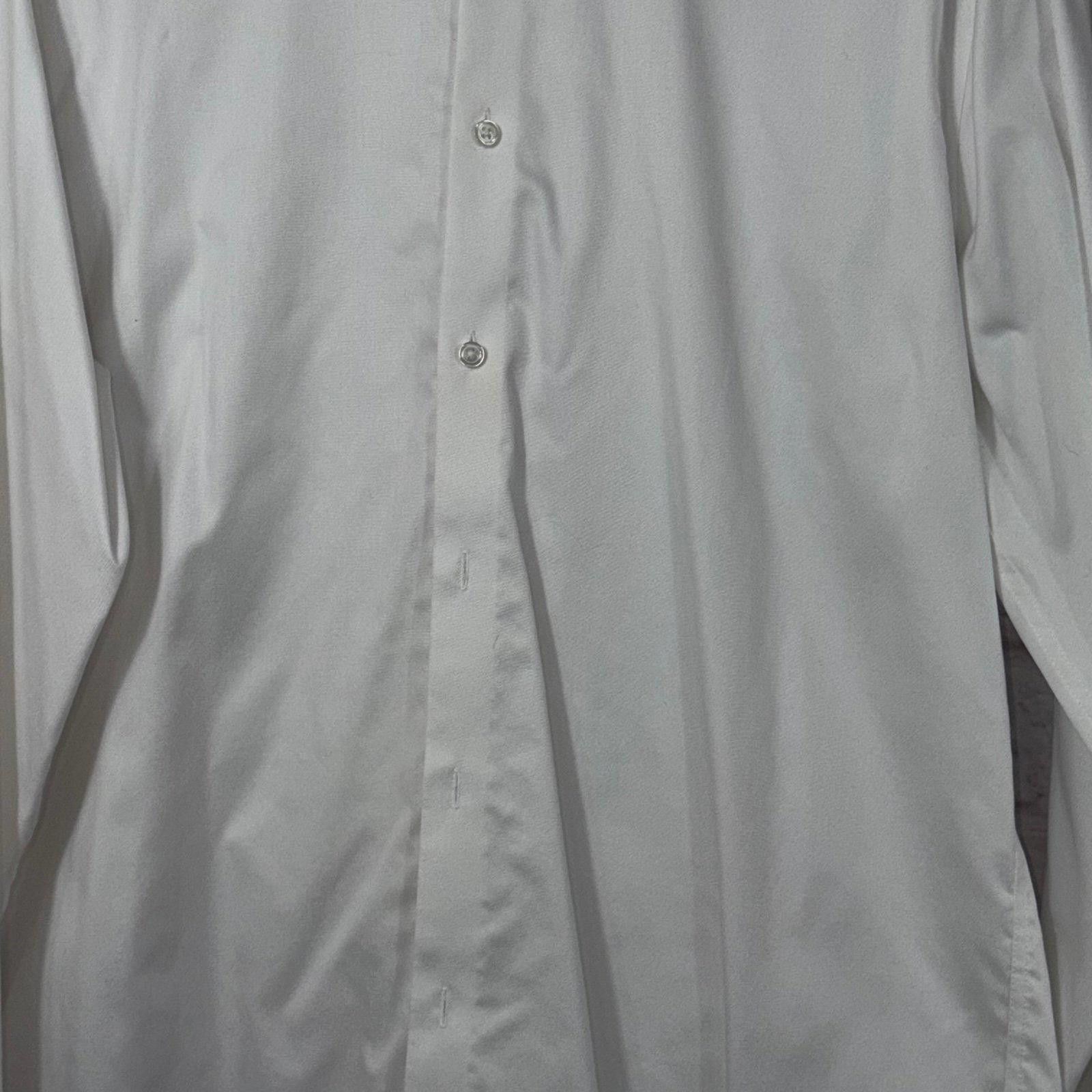 Calvin Klein Calvin Klein Infinite Non Iron Slim Fit Dress Shirt 17 34/35 Size 44R - 2 Thumbnail