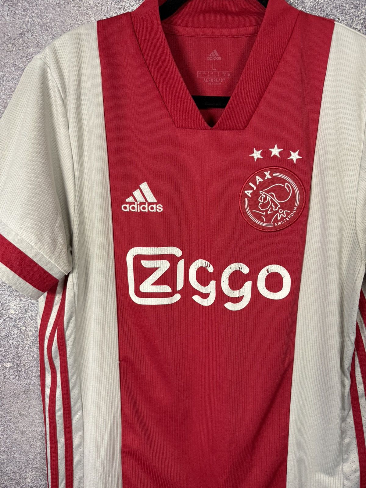 Adidas × Vintage Vintage Ajax 2020/21 Adidas Soccer Jersey Blokcore Large Size US L / EU 52-54 / 3 - 4 Thumbnail