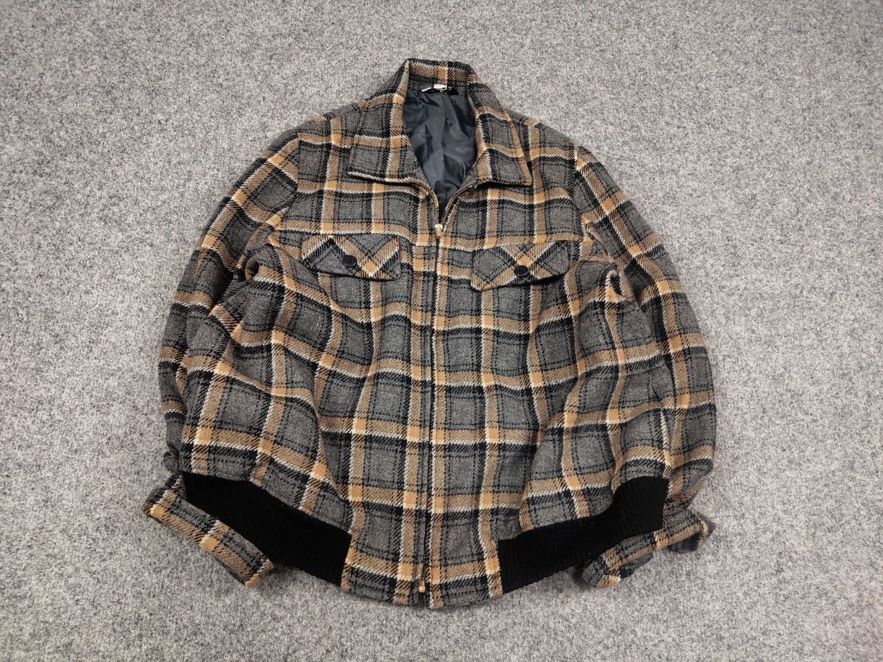 Japanese Brand Iris Japan Vintage 90's Wool Blend Check Cropped Jacket Size S / US 4 / IT 40 - 4 Thumbnail