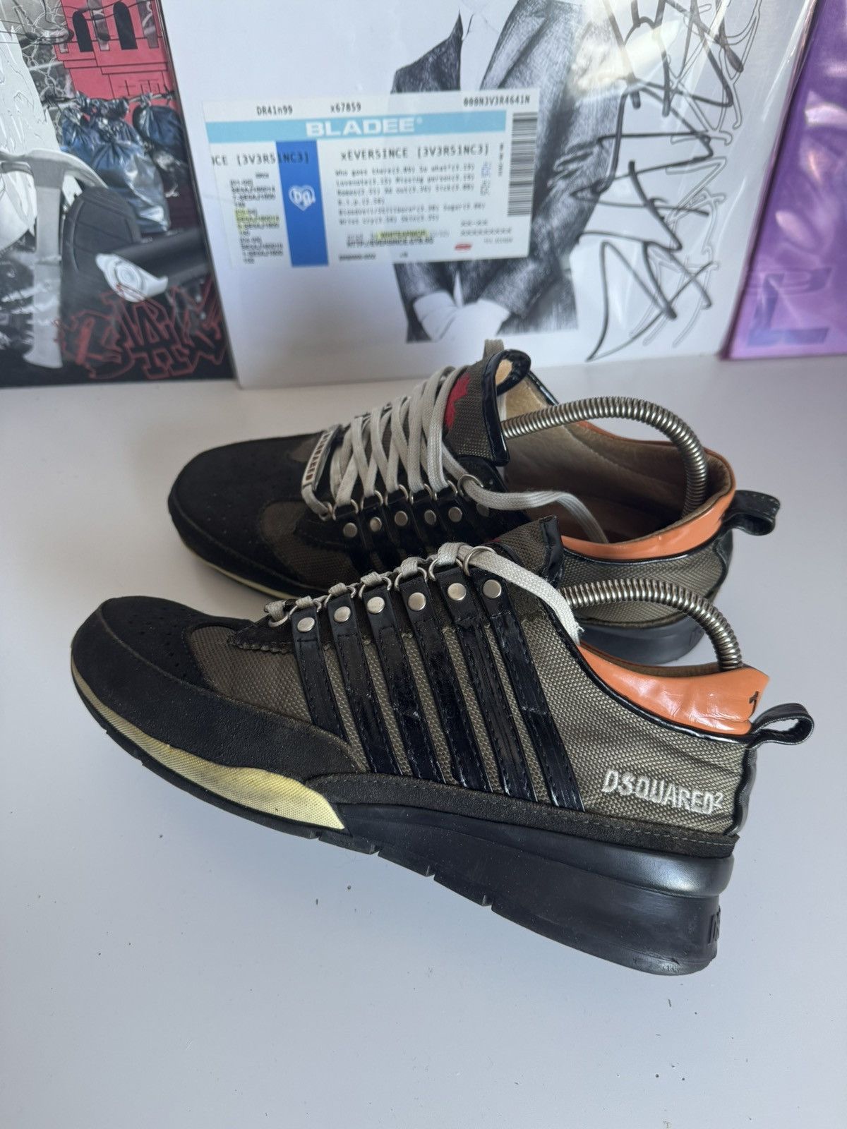 Dsquared2 Dsquared2 low top Sneakers 00s Archive Maple Leaf Size US 8 / EU 41 - 7 Thumbnail