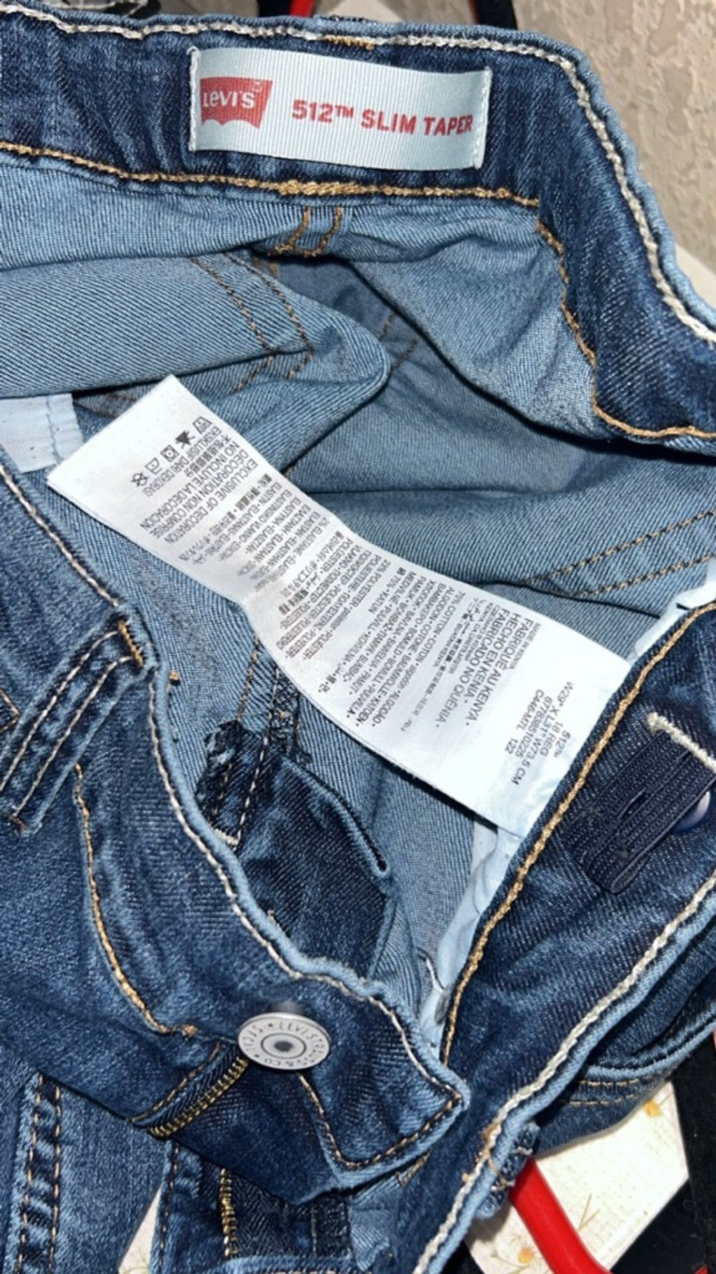 Levi's Men's Levi's Blue 512 Slim Taper Jeans Waist 29 Size US 29 - 5 Thumbnail