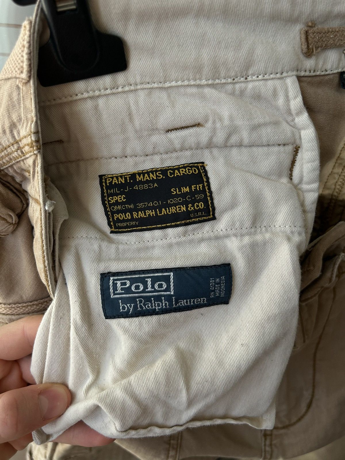 Ralph Lauren × Vintage Ralph Lauren Utility Cargo Pants Y2K Vintage Size US 34 / EU 50 - 20 Thumbnail