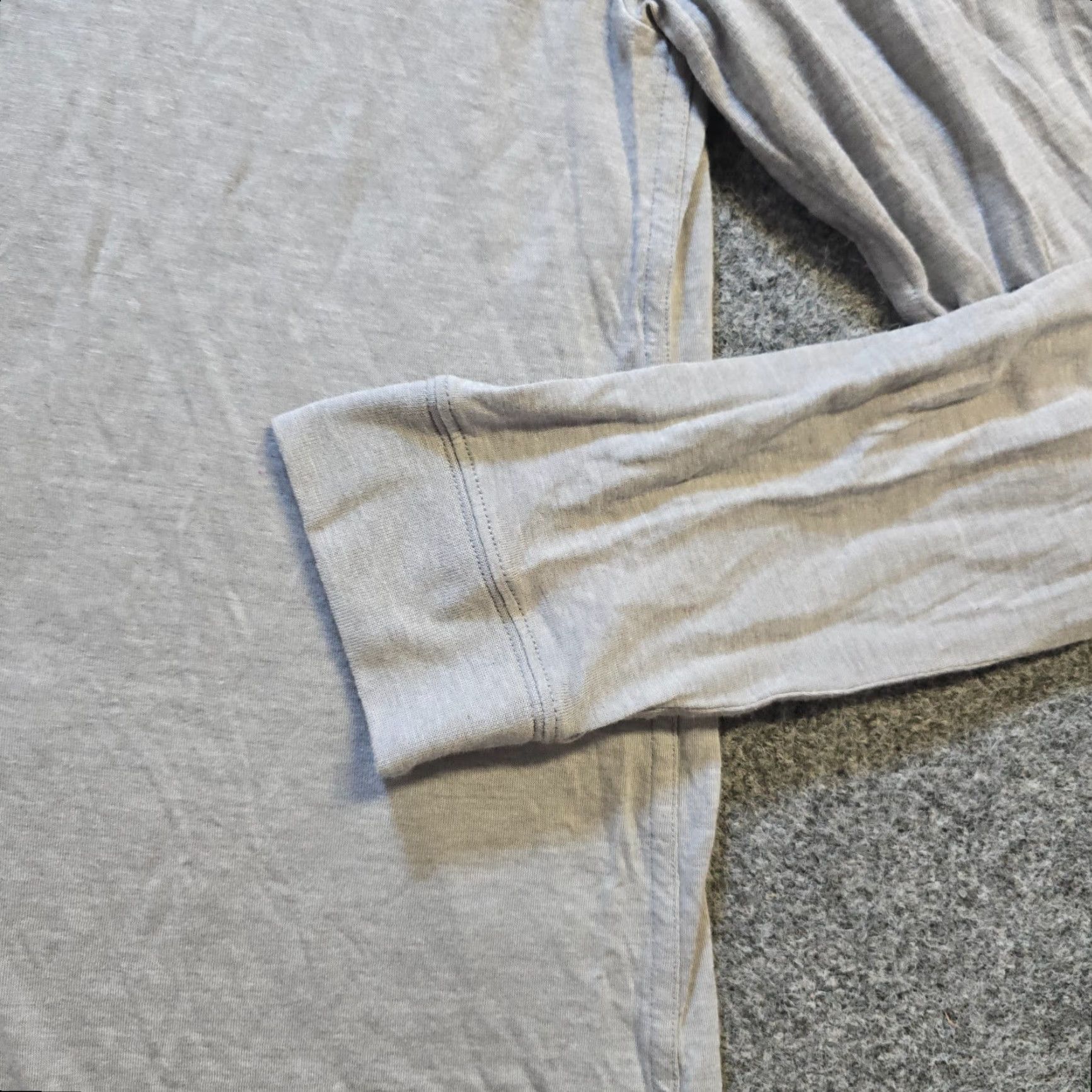 Allbirds All Birds Top Womens Size Large Gray Long Sleeve Crew Neck Casual T-Shirt Size L / US 10 / IT 46 - 4 Thumbnail
