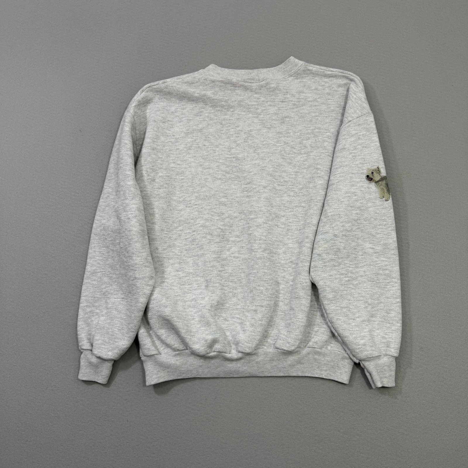 Vintage Vintage West Highland Terrier Dog Sweatshirt Size Large Gray Size US L / EU 52-54 / 3 - 7 Thumbnail