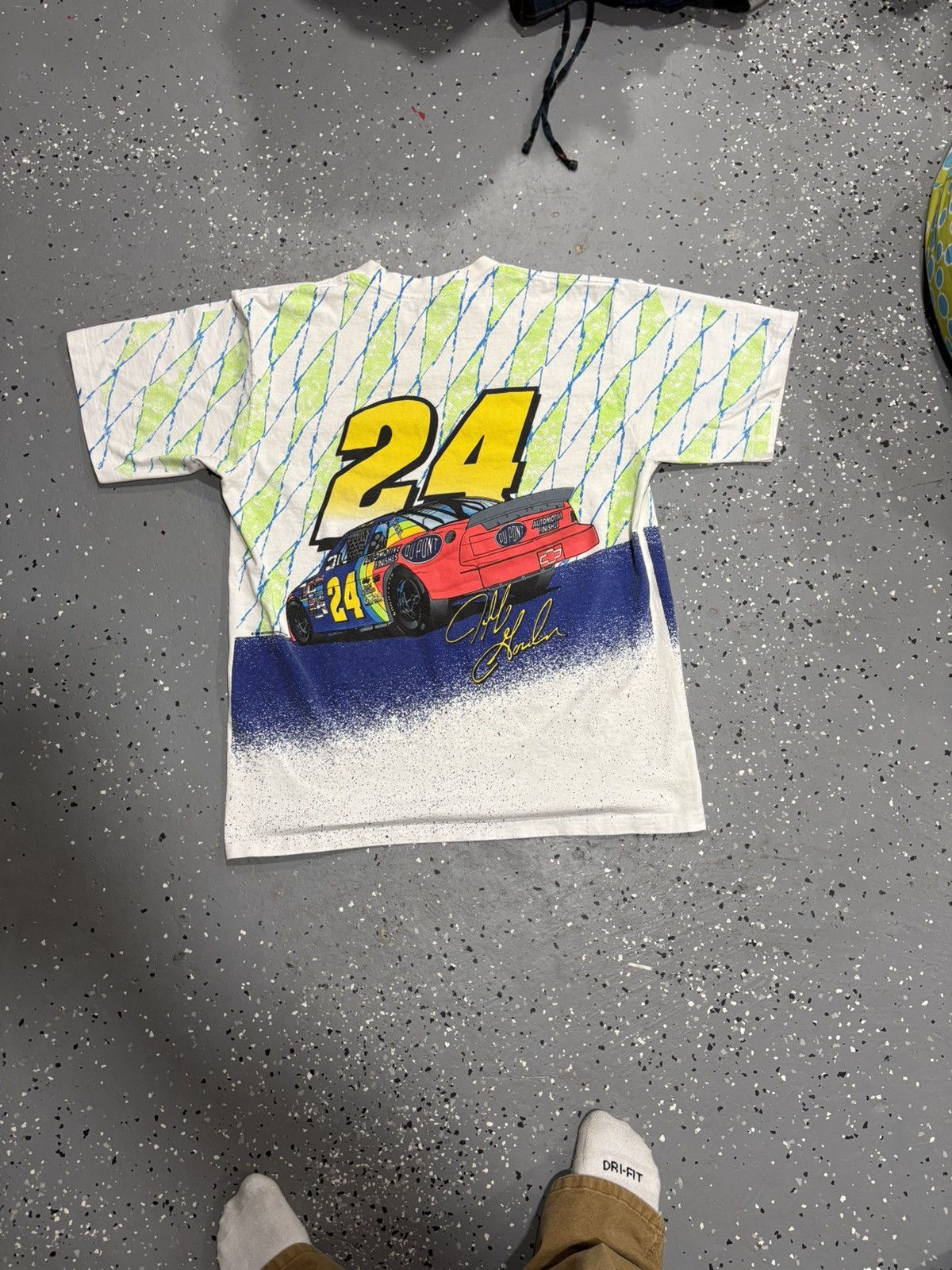 NASCAR Vintage Jeff Gordon Dupont AOP ‘95 MIA Size US L / EU 52-54 / 3 - 2 Thumbnail