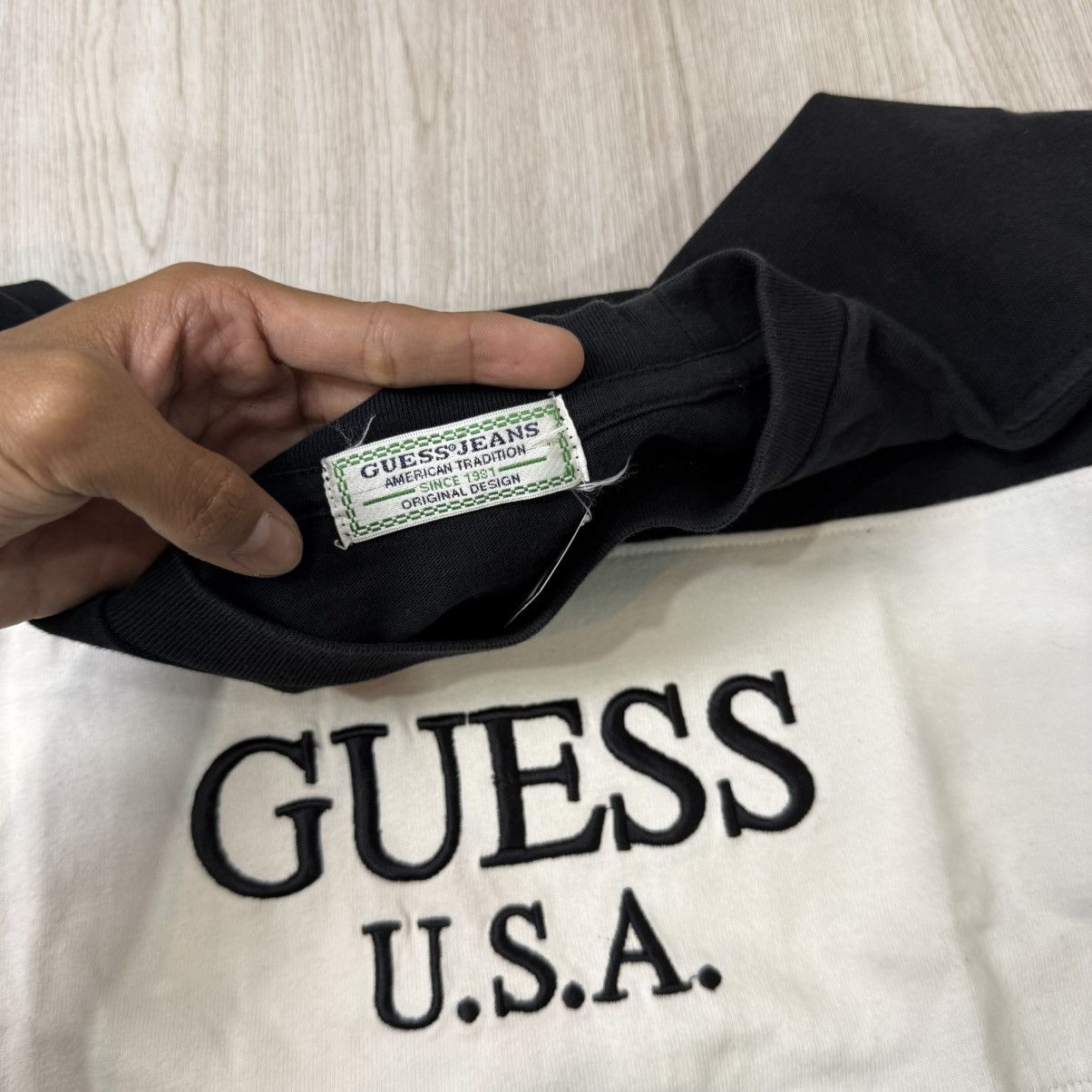 Guess GUESS USA longsleeve embroidery center Size US L / EU 52-54 / 3 - 5 Thumbnail
